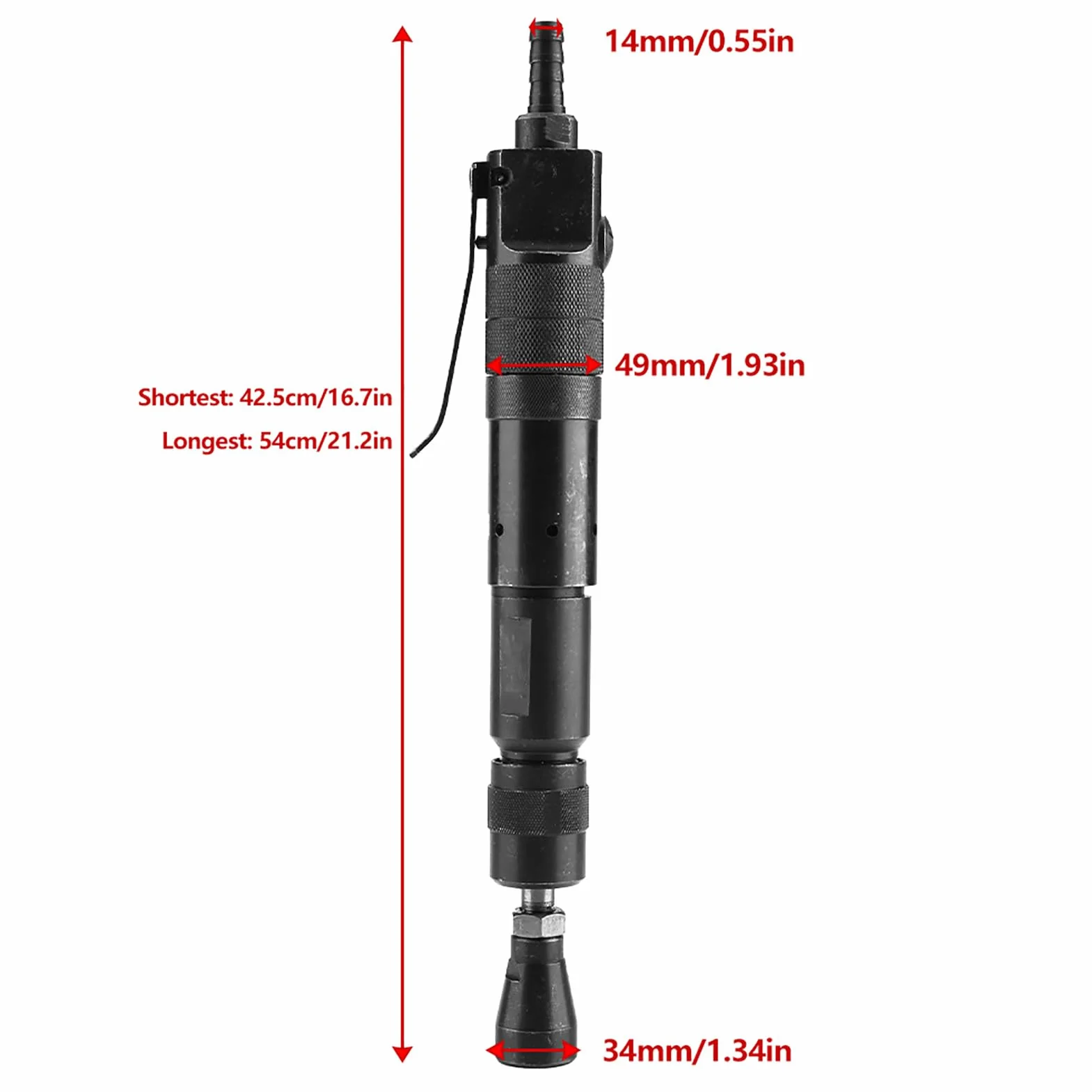 Hyuduo D3 Martello Costipatore Pneumatico 900Hz Compattazione Terra Sabbia
