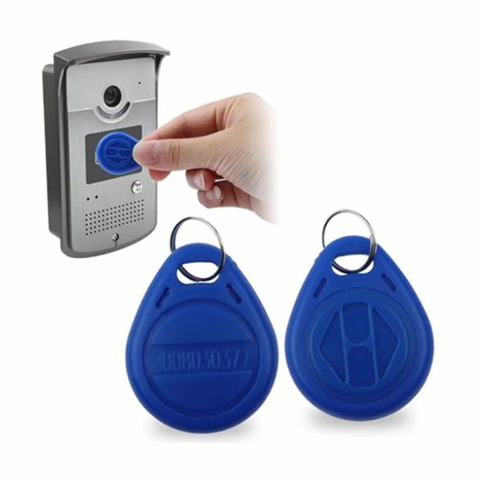 50 portachiavi RFID da 125 KHz TK28/TK4100 di prossimità IC Card Token per controllo accessi serrature intelligenti - Sola lettura