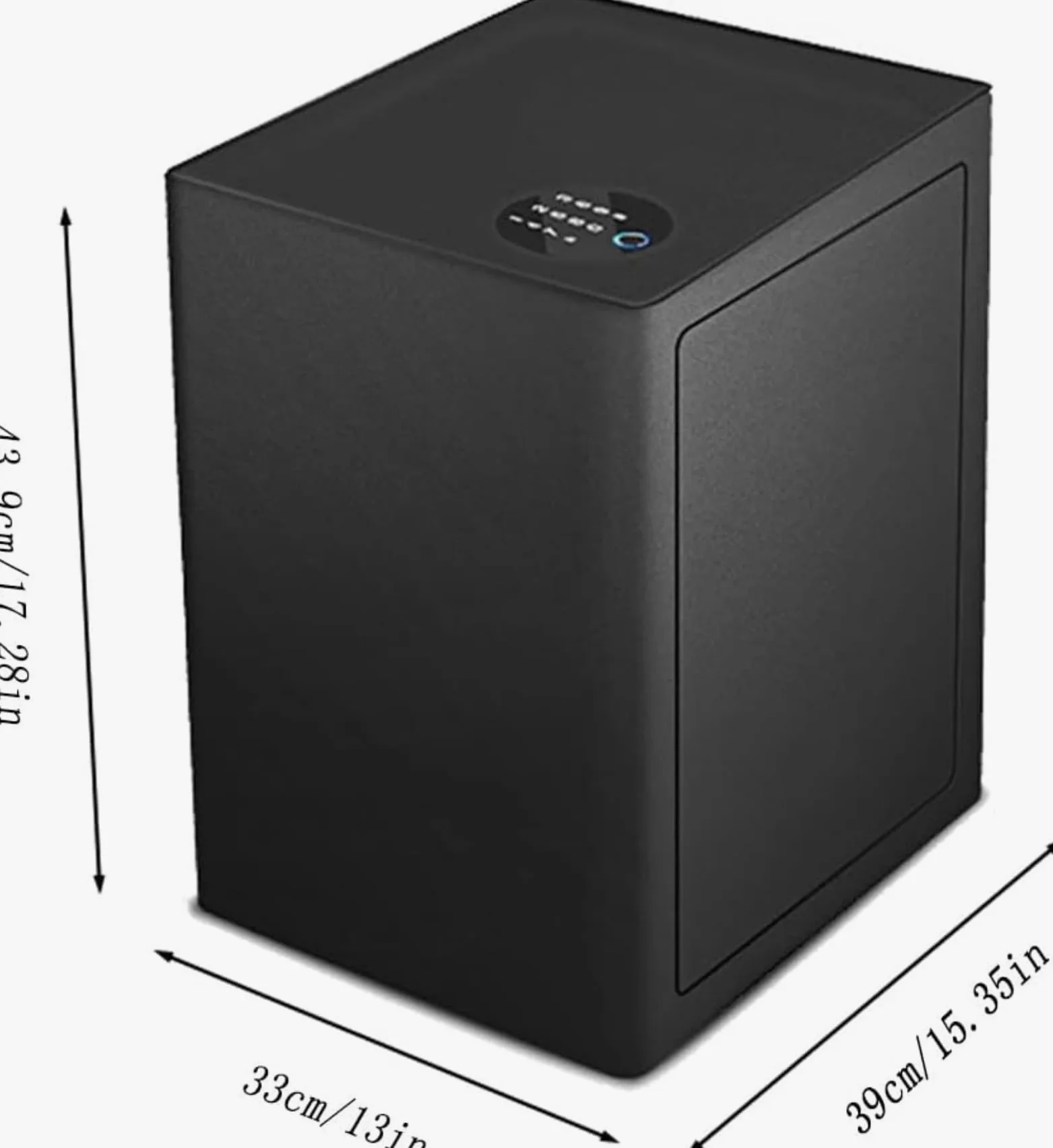 RLKHXBS Steel Home - per armadietto, cassaforte Elettronica Intelligente Impronte digitali con Doppio Allarme antimanomissione, Comodino Nascosto, Proteggi Contanti, Documenti sicuri, Gioielli,