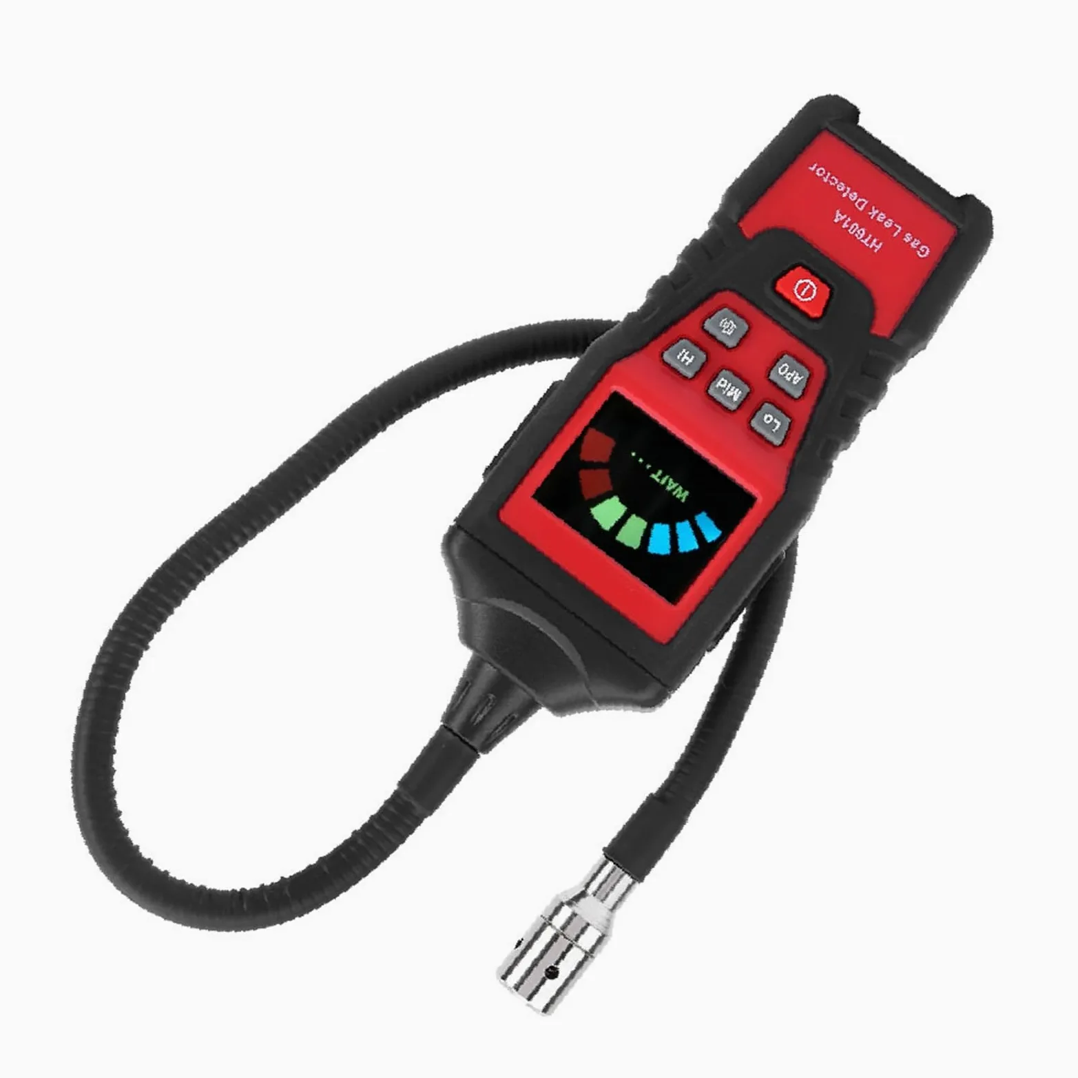 Marhynchus HT601A Rilevatore di Gas Rilevatore di Gas Combustibile Portatile con Display a LED Sonda Flessibile da 40 Cm Reset Automatico Allarme Sonoro e Visivo per Cucina Domestica Bagno Grill House