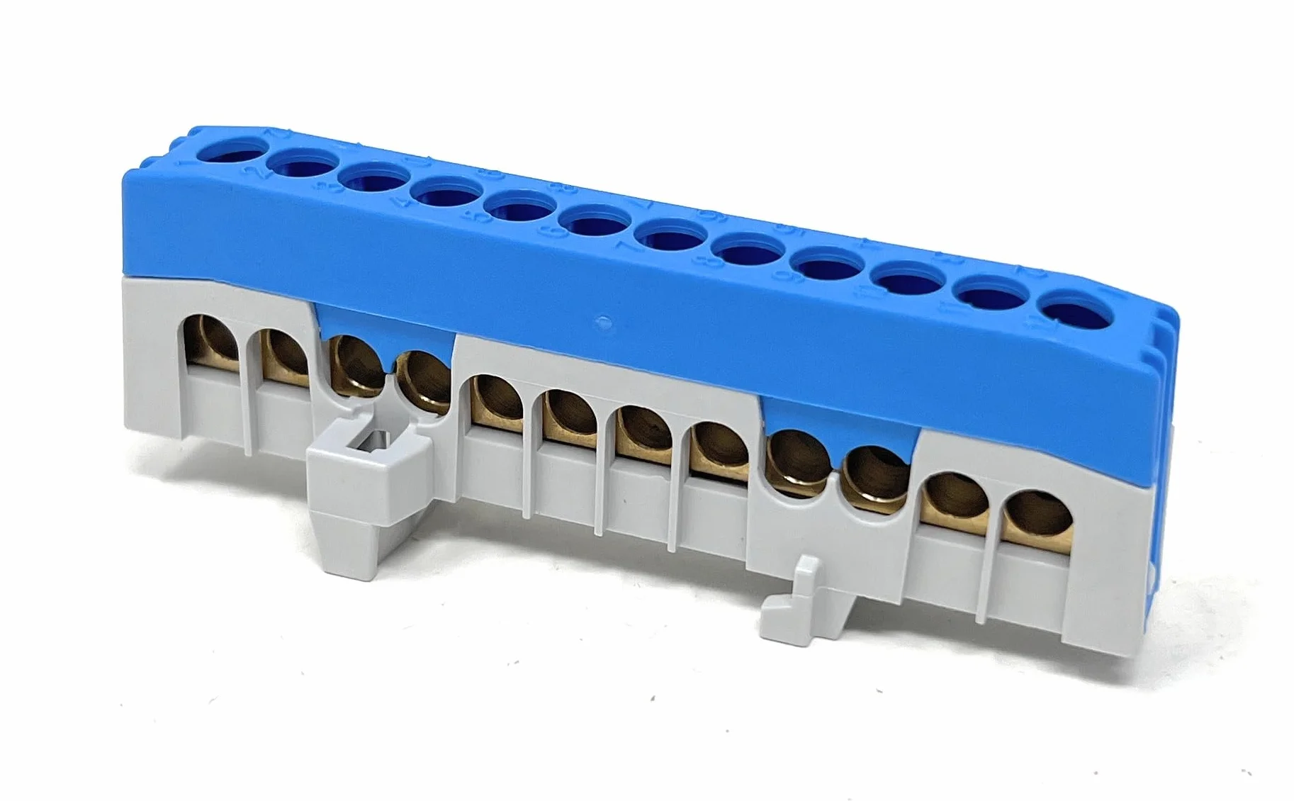 Pollmann Morsetto N12-F2 a prova di dita Blu