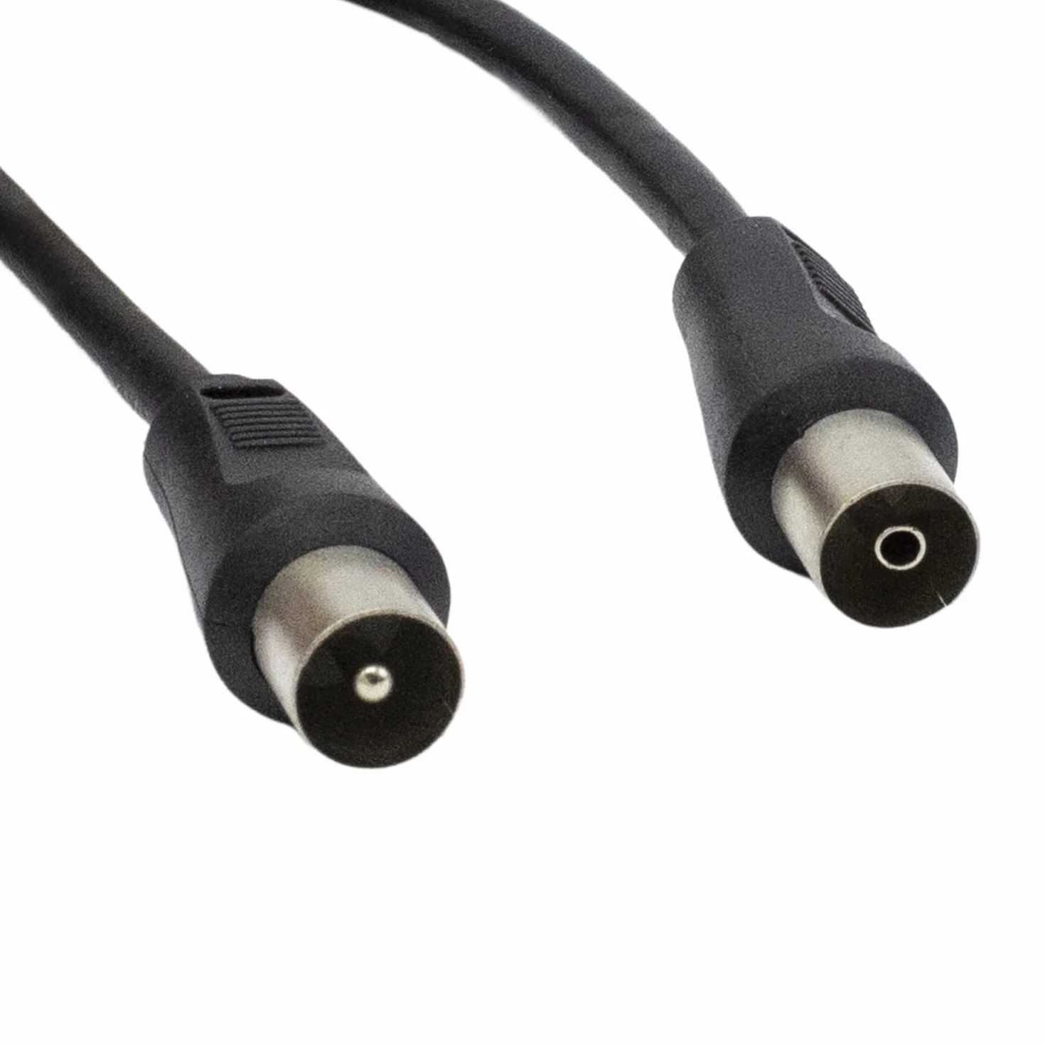 cablepelado – Cavo antenna TV da 75 ohm 1.8 metri Nero