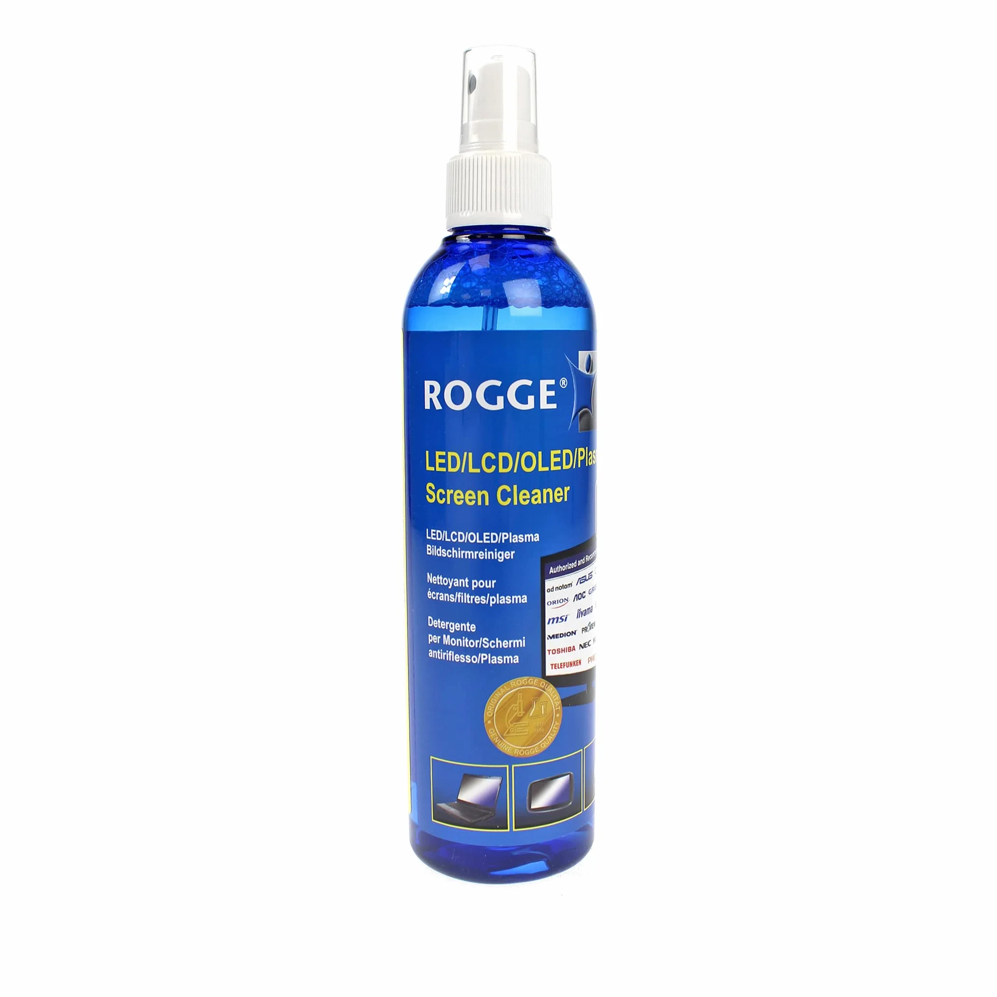 ROGGE DUO-Clean Original. LCD, TFT, LED TV Touch Screen + Plasma Cleaner incl. Microfiber Wipes 38x40cm.The Original since 1998.