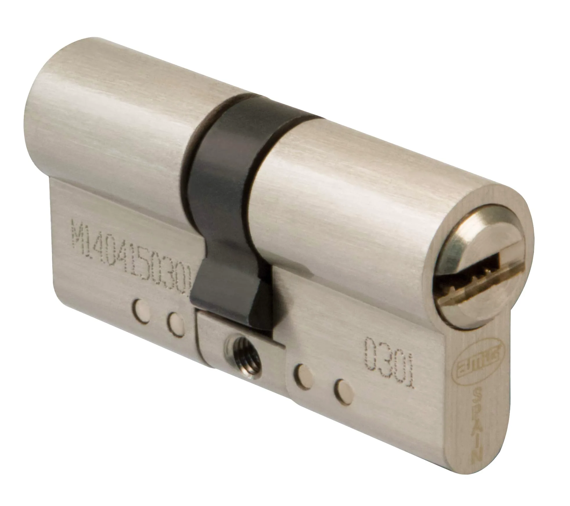 Amig - Cilindro di Sicurezza | Serratura Anti-Pick e Anti-Urto | 5 Chiavi Incluse | Anti-Bumping e Antigrimaldello | Acciaio Inox | Per Porte in Legno, Argento Opaco, 80 (35-45 mm)