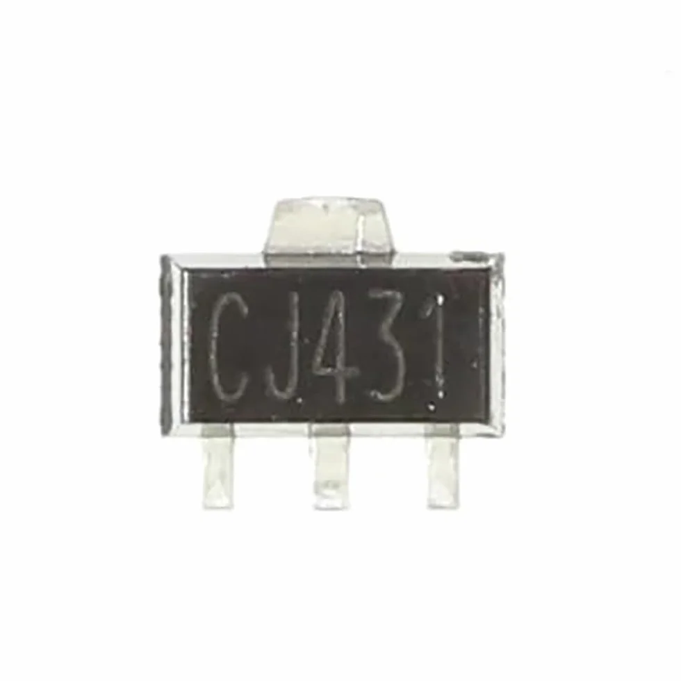 20 pezzi CJ431 (TL431 431) SOT-89 Regolatrice di tensione shunt regolabile a tre terminali