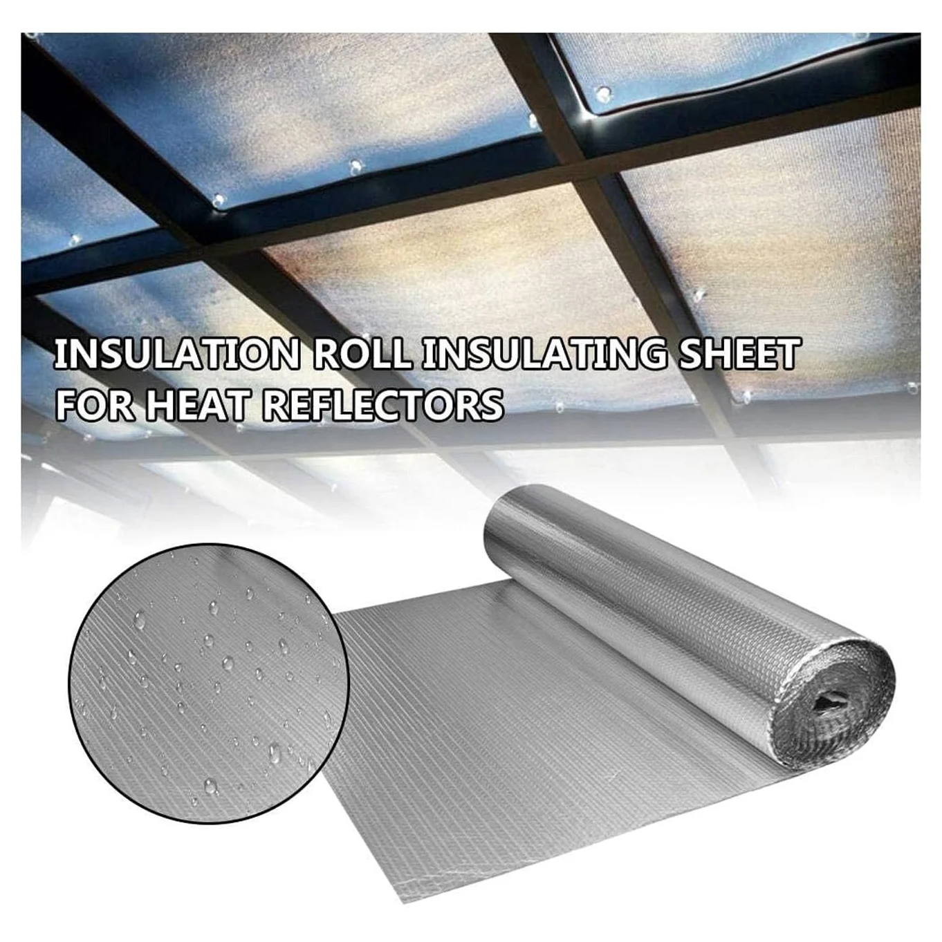 Isolante Termico Alte Temperature Pannelli Termoriflettenti Termosifoni Isolante Termico Adesivo per Termosifoni Foglio Isolante Termico Adesivo ( Size : 1x6m )