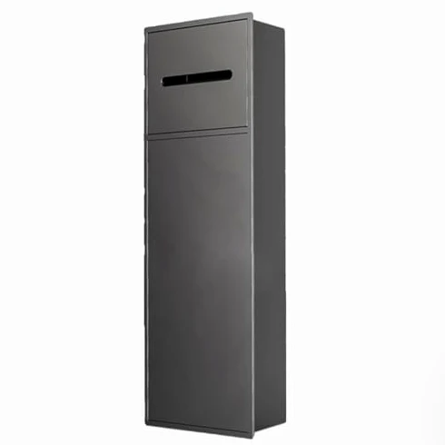 Nicchia da bagno in acciaio inossidabile, mensola da incasso a parete con porta rotolo di carta igienica integrato, organizer impermeabile per bagno, hotel e uso domestico
