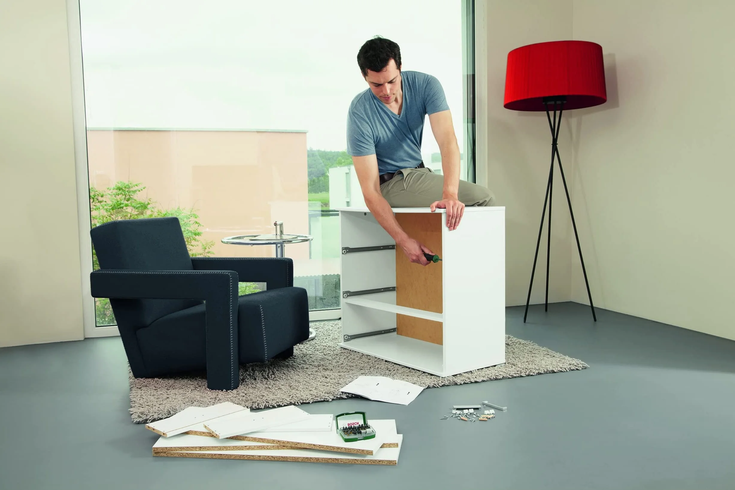 Bosch Rainbow Set 32 Inserti Avvitamento, Verde