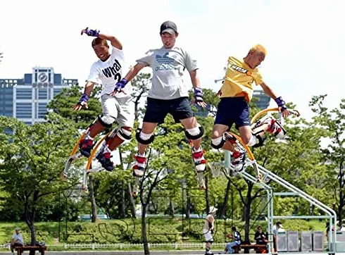 Esebiz Skyrunner Trampolino da salto per uomo 90-110 kg nero