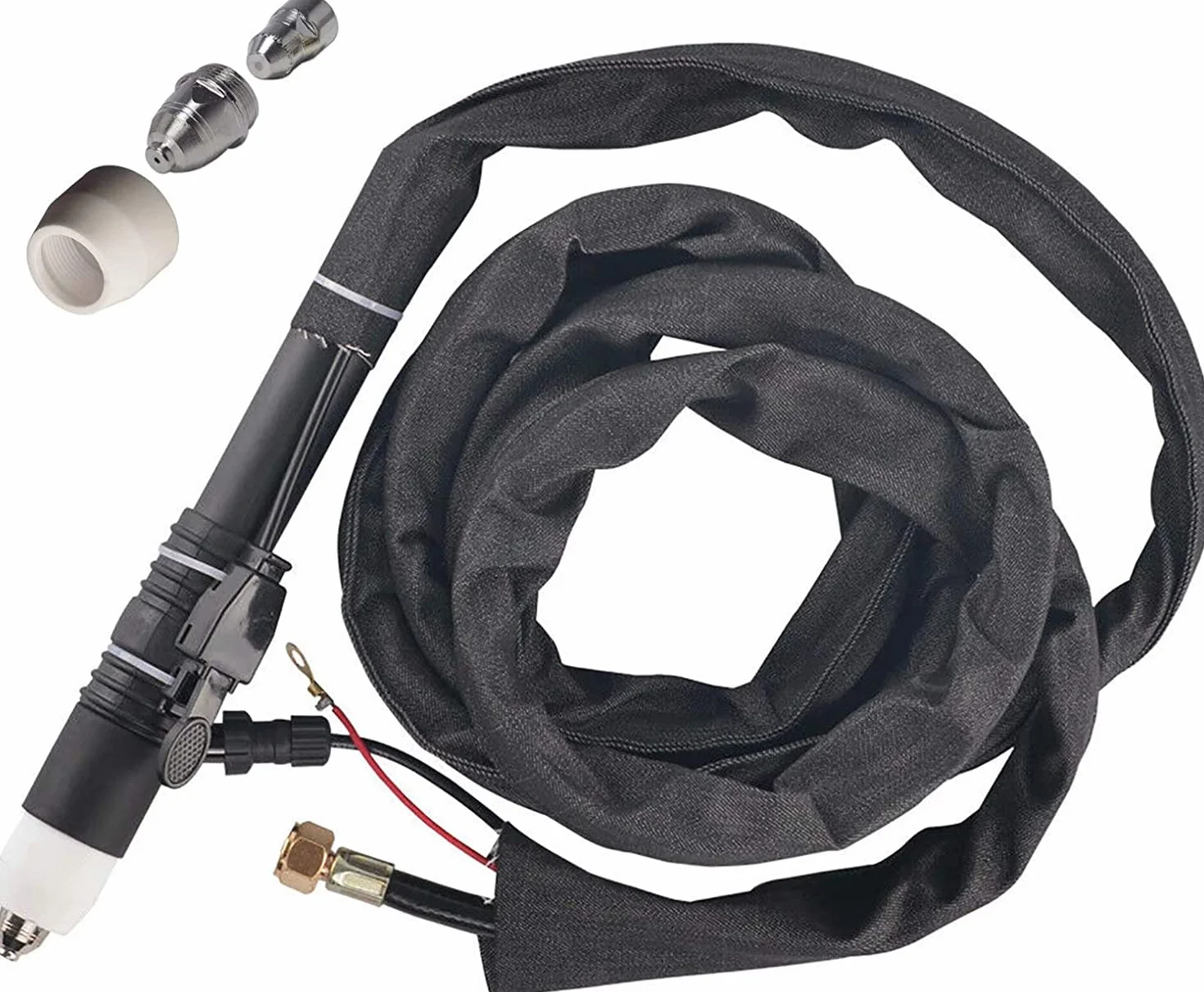 P-80 Torcia da taglio al plasma Inverter Plasma Cutter Gun Pilot Arc Non Touch Start 2 Pins Fit CNC CUT50P CUT60P 3M