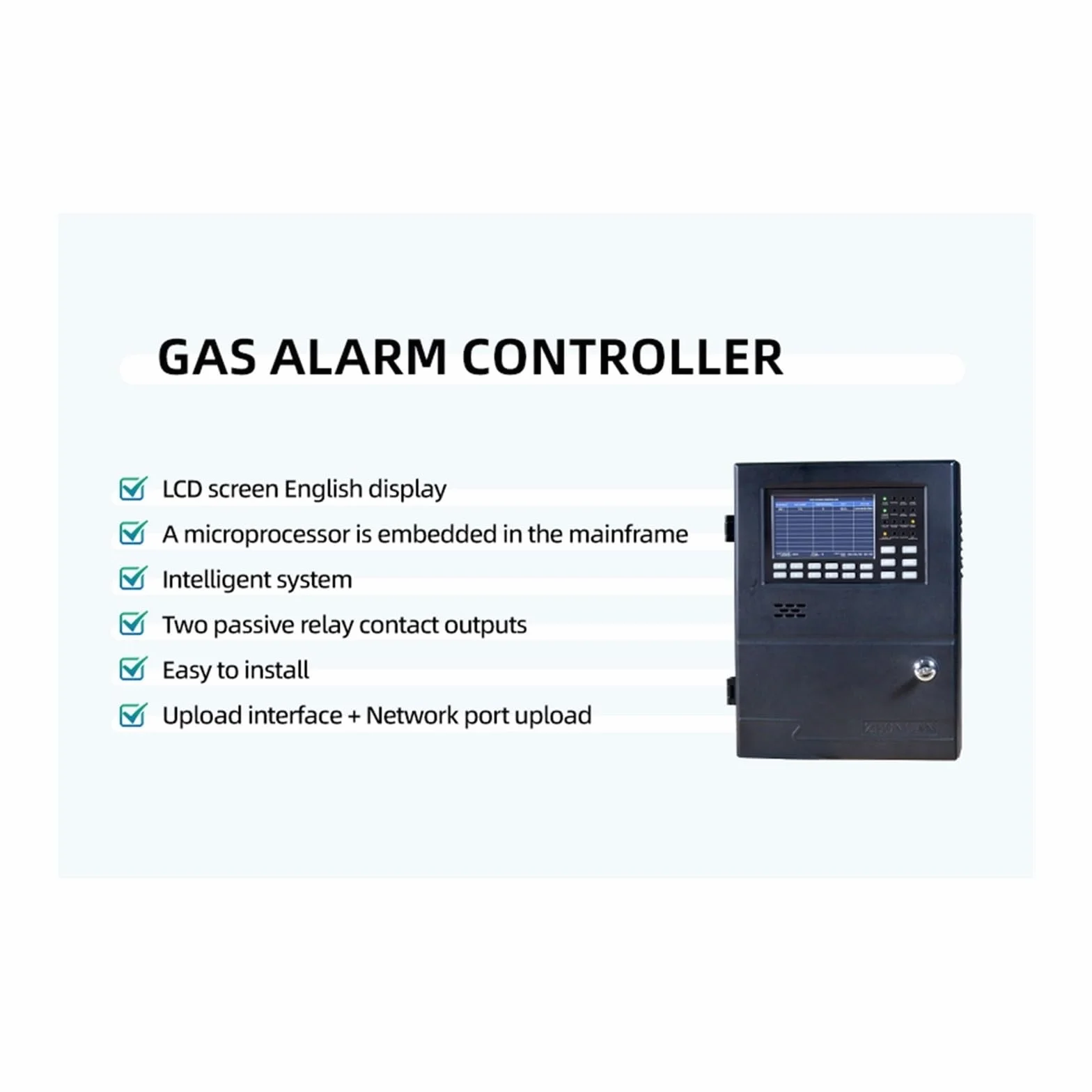 Rilevatore di Gas, Allarme sonoro e luminoso del bus host del controller multifunzionale dell'allarme del gas for il monitoraggio dell'ambiente agricolo