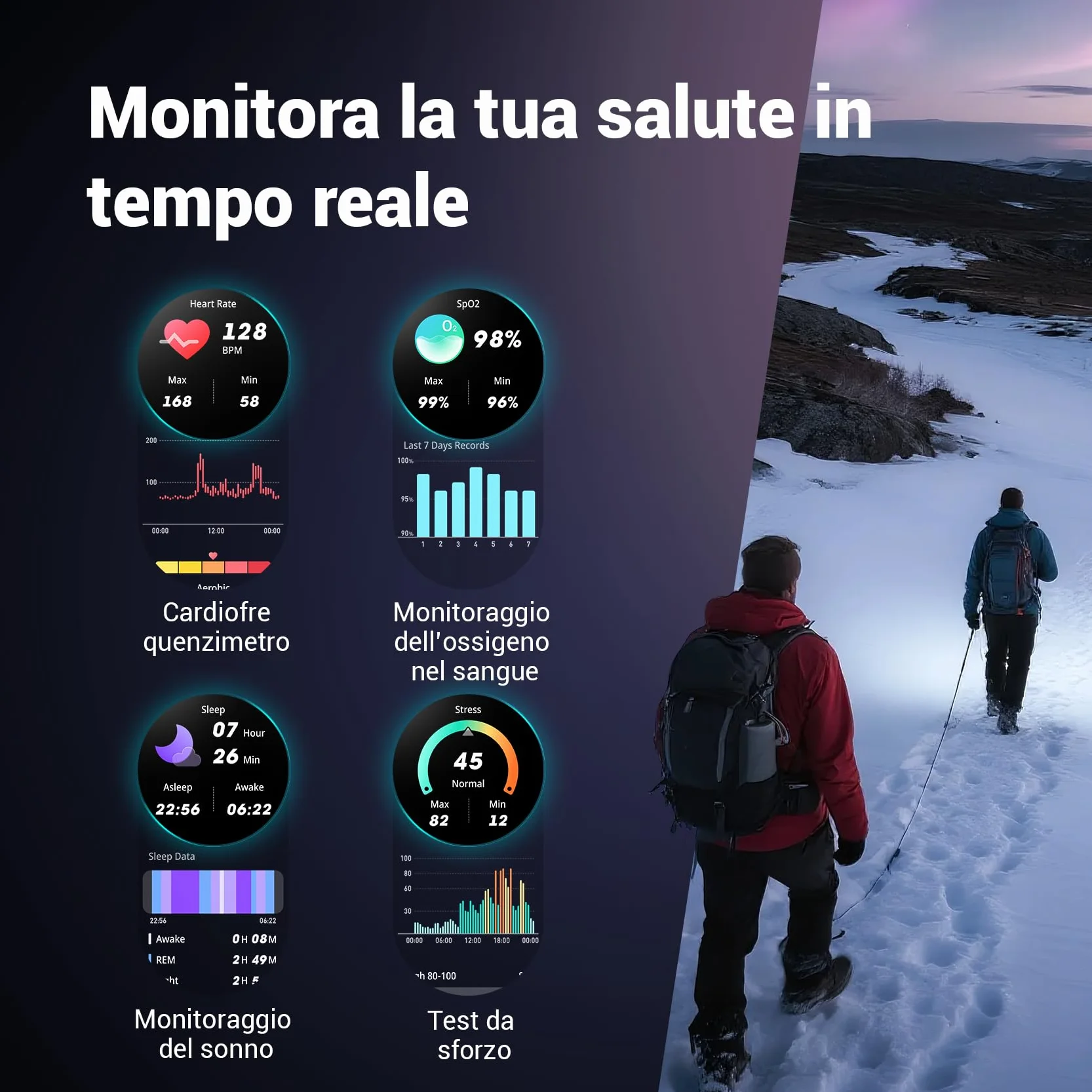 Blackview Smartwatch Uomo, Orologio Intelligente Fitness con Chiamate Bluetooth,1.45" Militari Smart Watch Tracker 100+ Modalità Sportive/Cardiofrequenzimetro/SpO2/Torcia/Bussola per Android iOS