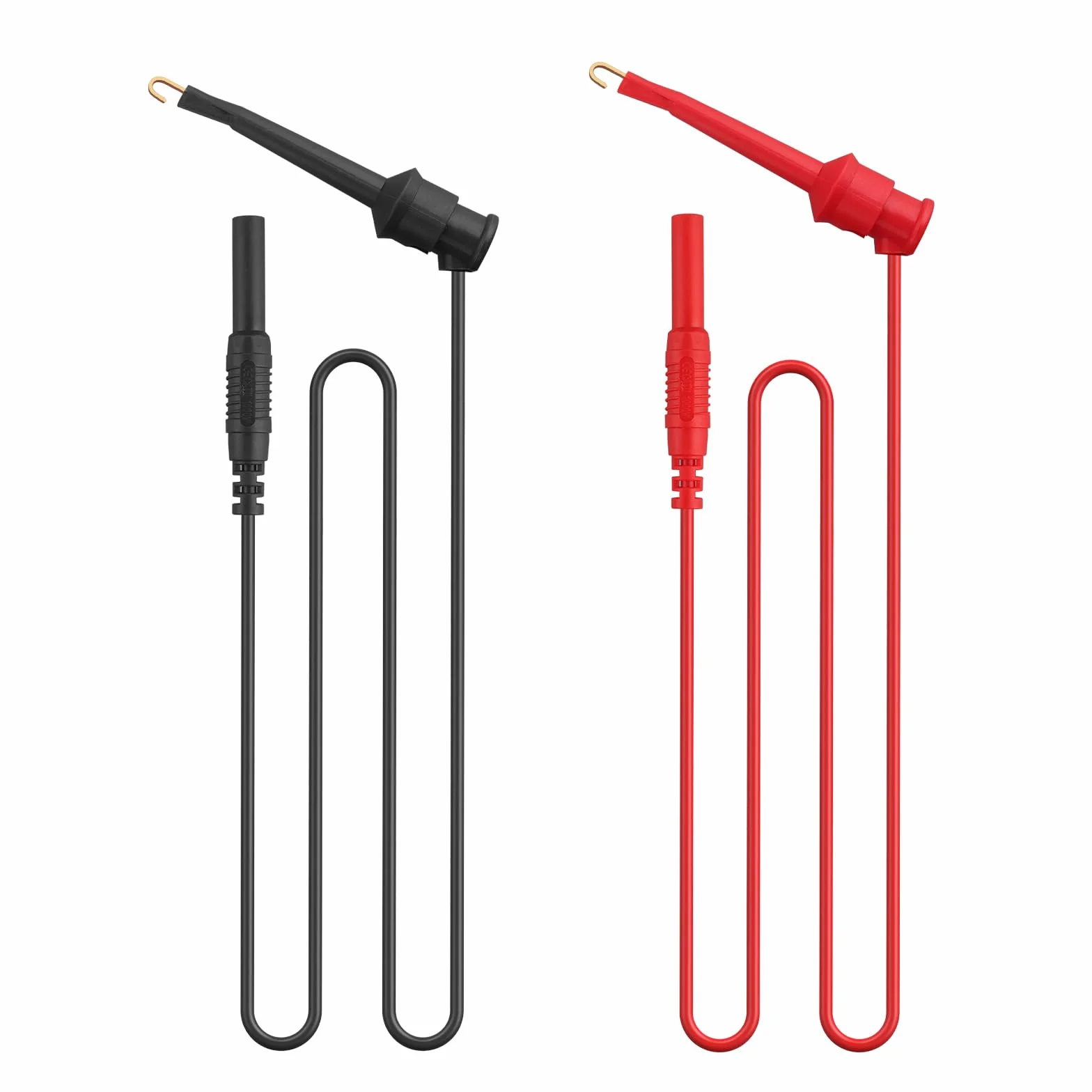 Proster Kit Puntali da Test per Multimetro 24 in 1 con Sonde di Multimetro Sostituibili Placcate in Oro Conduttori di Prova Maschio e Femmina Ganci di Prova U Plug Clip a Coccodrillo
