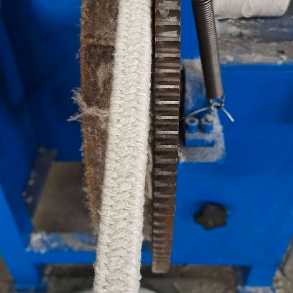 Guarnizione in fibra di ceramica ad alta temperatura per stufa, caldaia, forno, forno, guarnizione per porta del forno, diametro 16 mm