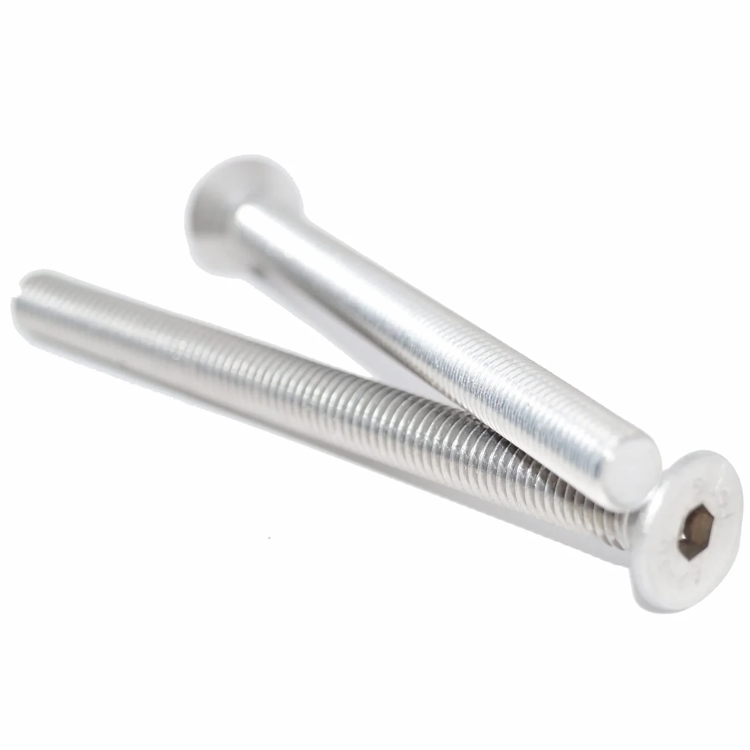 Viti a testa svasata con esagono incassato M2 x 5 ISO 10642 A2 acciaio inox 6 pezzi