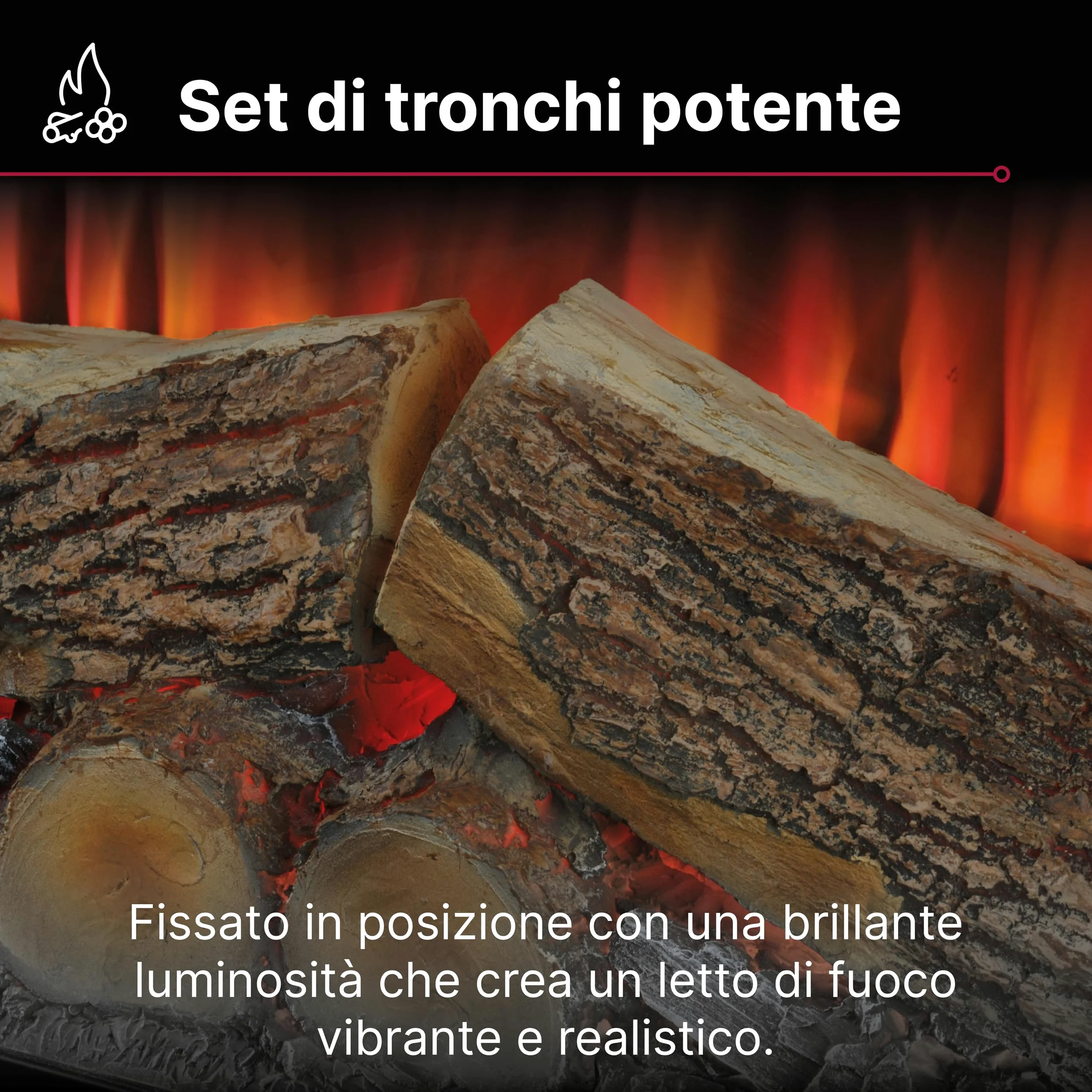 Dimplex Spark 28" Camino Elettrico da Incasso Camino Elettrico da Parete con Termoventilatore 2 kW Effetto Fiamma LED Optiflame, Velocità e Luminosità Regolabili Incluso Timer e Telecomando