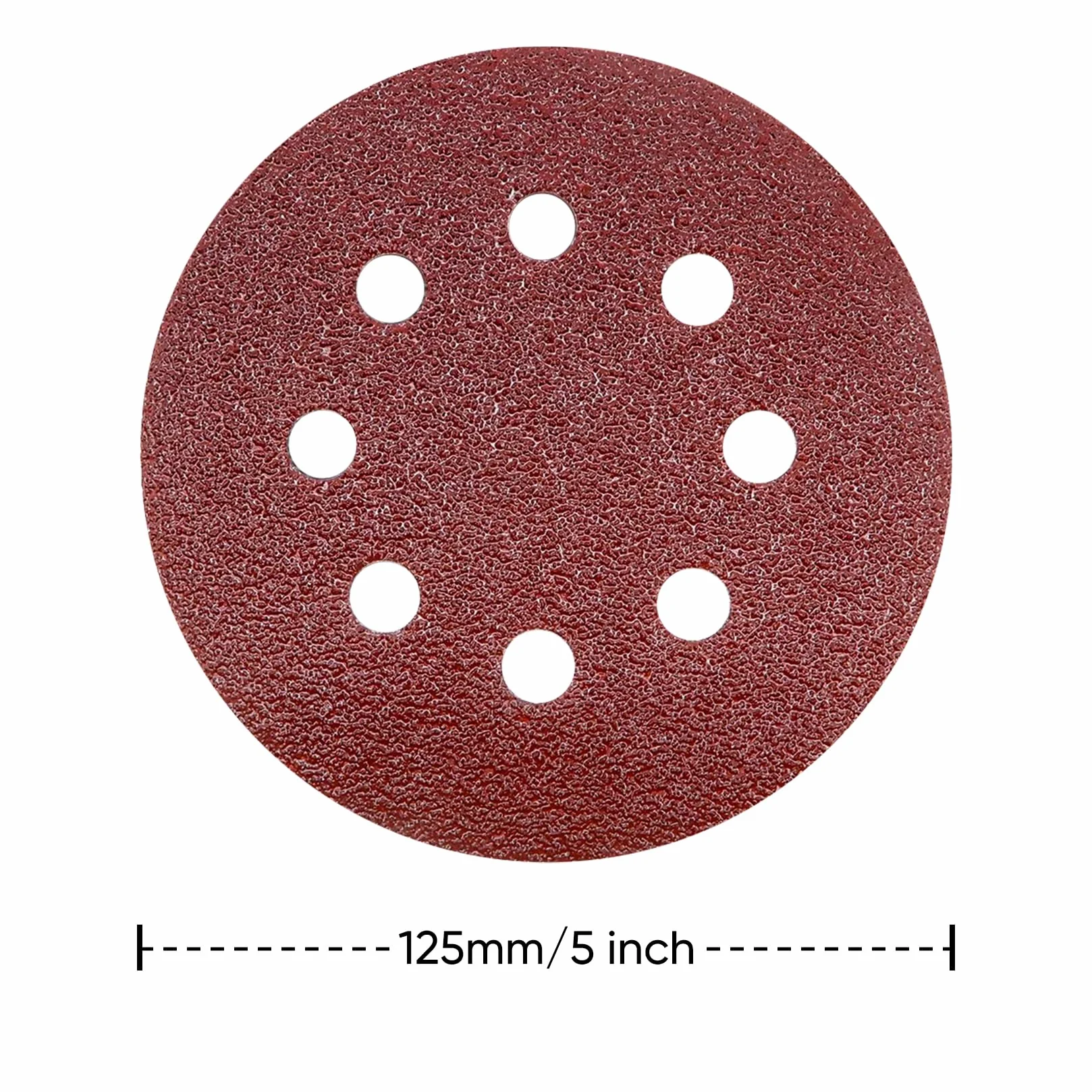 Dischi abrasivi 125mm 160 pezzi 8 fori per levigatrice orbitale e utensili oscillanti