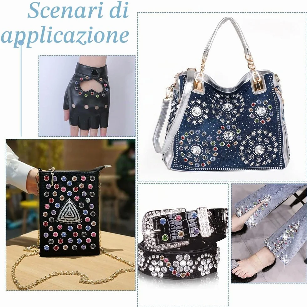 Leathercraft Turchese Rapid Rivetti Chiodi Bottoni Borse Scarpe in Pelle Artigianato Riparazione Decorazione