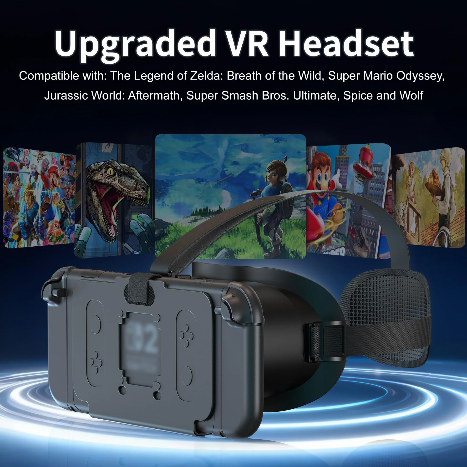 VR Headset per Switch 2, nero