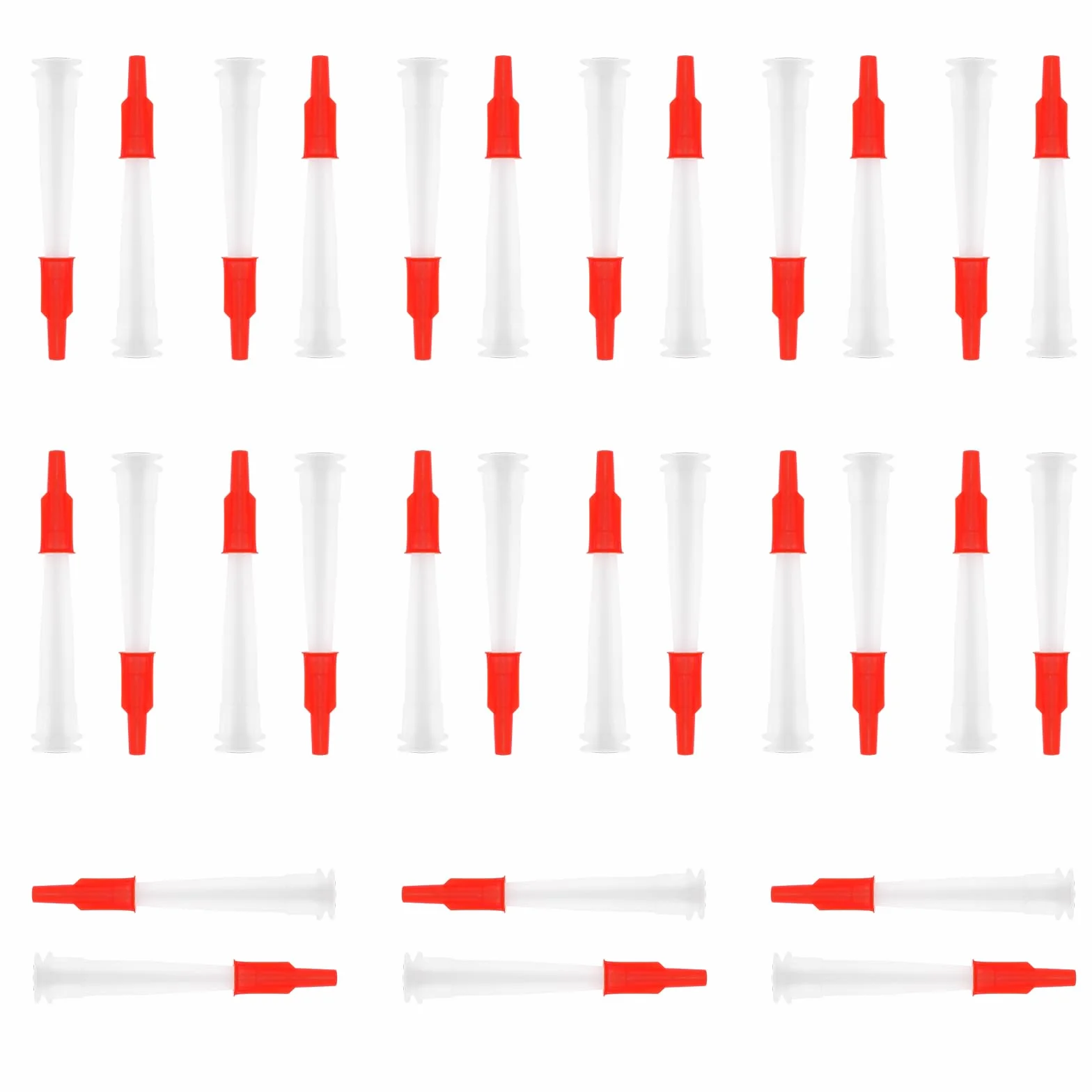 Set di 30 punte silicone con tappi di tenuta per cartuccia