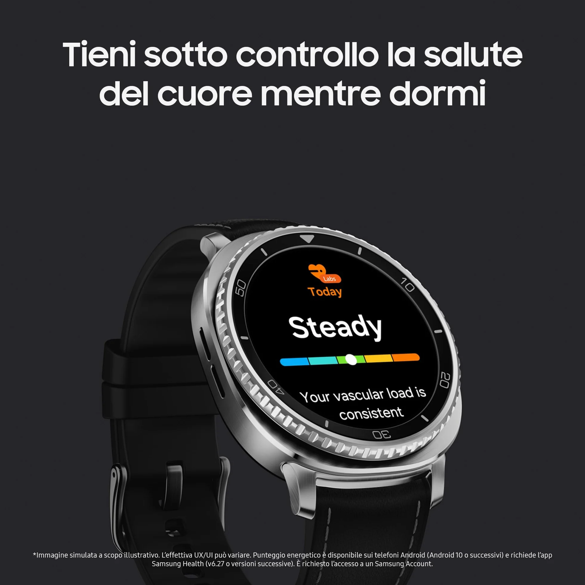 Samsung Galaxy Watch8 Classic (Black, BT, 46mm) Smartwatch Galaxy AI, Design Resistente agli Urti, Ghiera Girevole, Processore 3nm, Monitoraggio Attività Fisica e Sonno, One UI 8 [Versione Italiana]