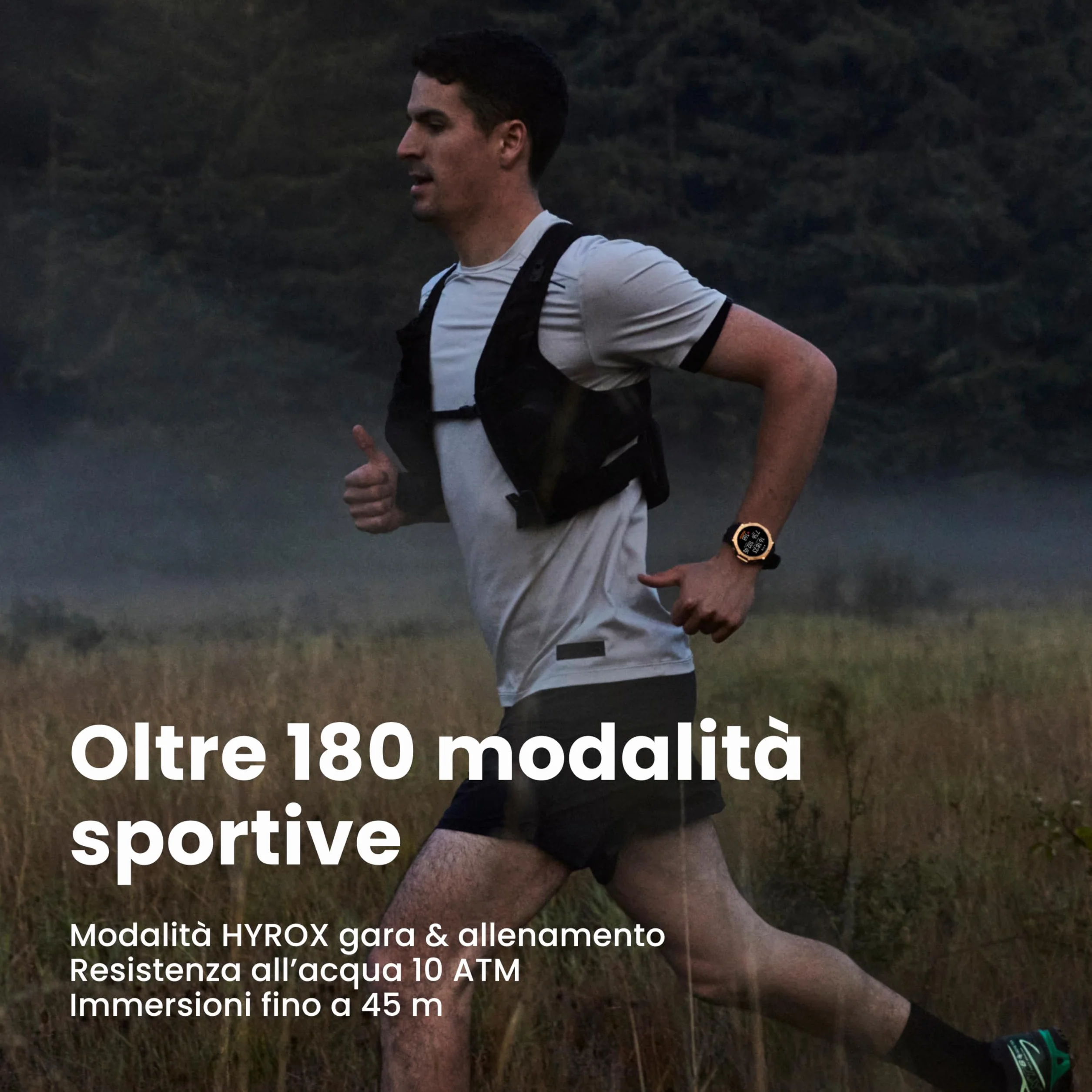 Amazfit T-Rex 3 Pro Smartwatch Outdoor 48mm Display AMOLED in Zaffiro, Ghiera in Titanio, GPS Dual Band, Mappe Offline, 25 Giorni di Autonomia, Torcia Integrata, 10 ATM, 180+ Modalità Sport