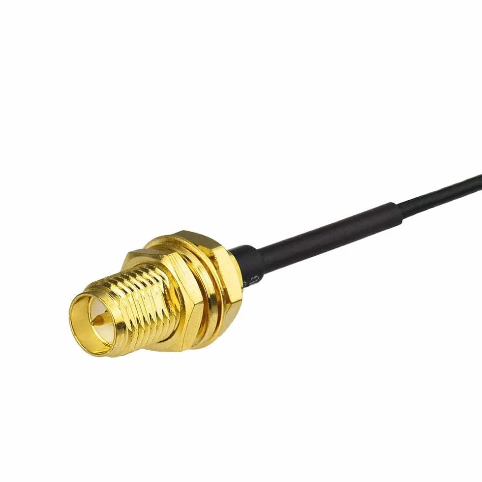 Bingfu Cova Prolunga da Prise Micro Coaxiale 0.25mm a RP-SMA Femmina Antenna WiFi 30 cm per Intel AX200NGW 8265AC 8265NGW 7265AC 9560AC Interfaccia M.2 NGFF Scheda di Rete Wireless Adattatore WiFi