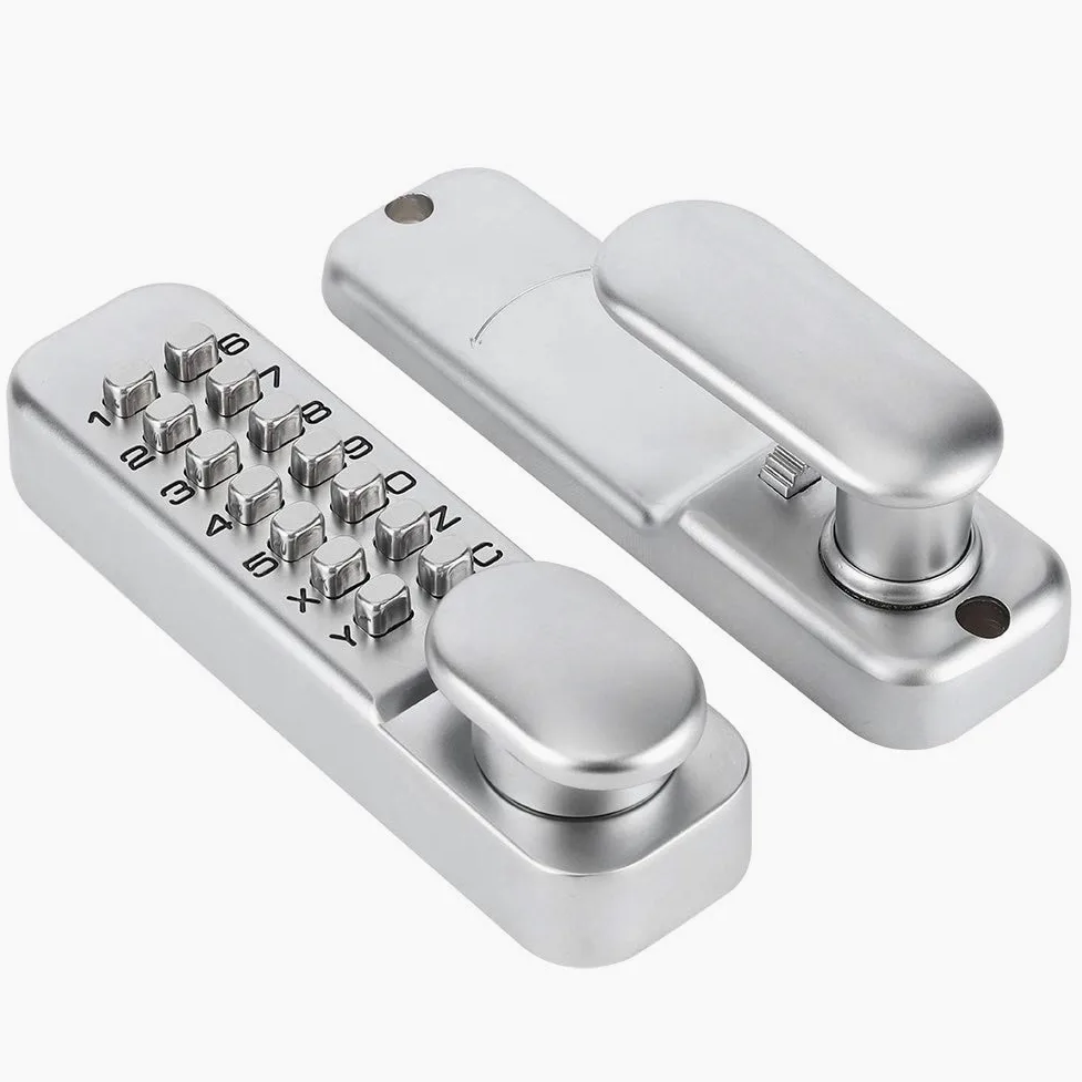 EMUKOEP Lucchetto a Combinazione Impermeabile Durevole per Ingresso in Ufficio Domestico, Lucchetto di Sicurezza Meccanico Senza Chiave per Cancelli, Parcheggi