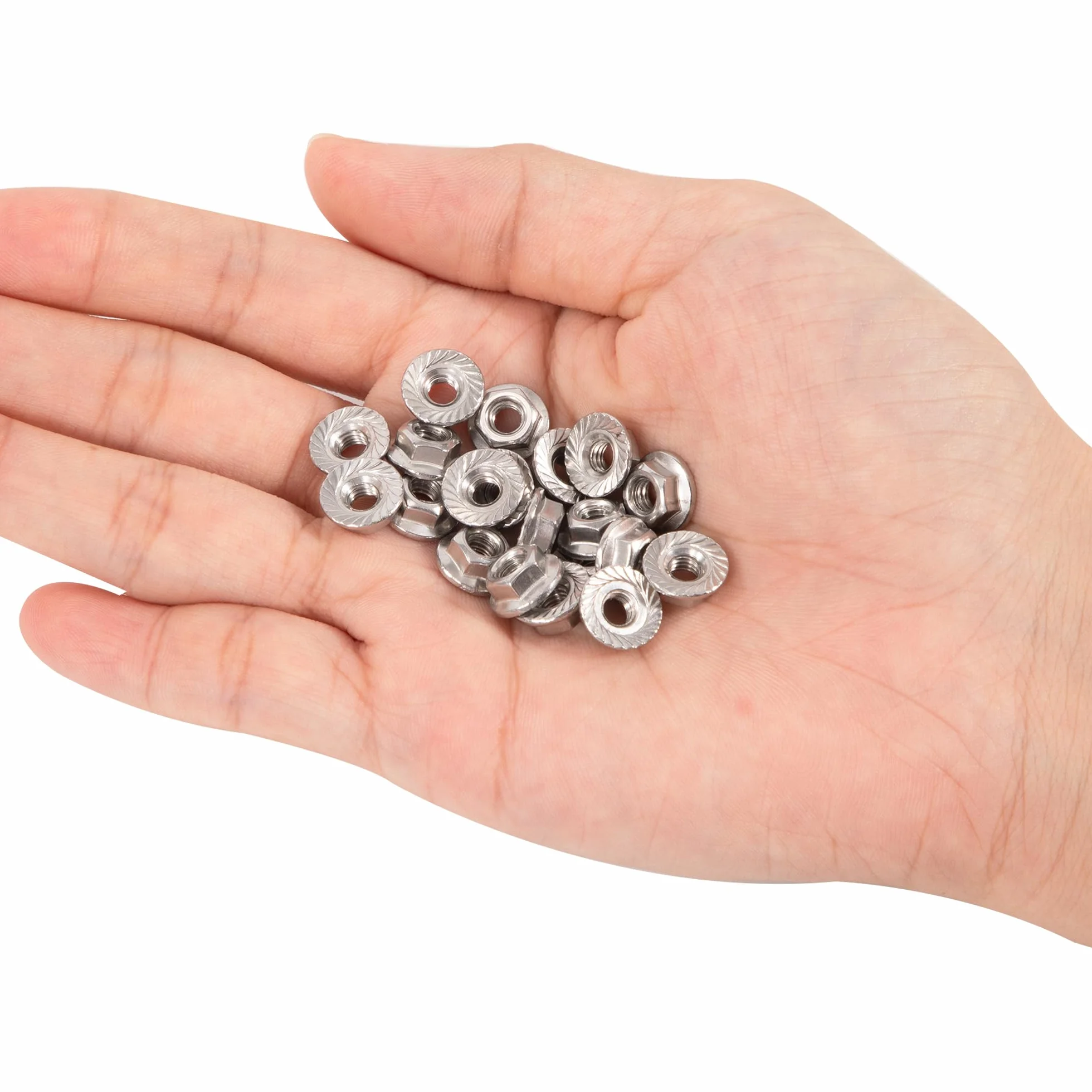 Dadi Flangiati M4 Acciaio Inox DIN 6923 20 sztuk