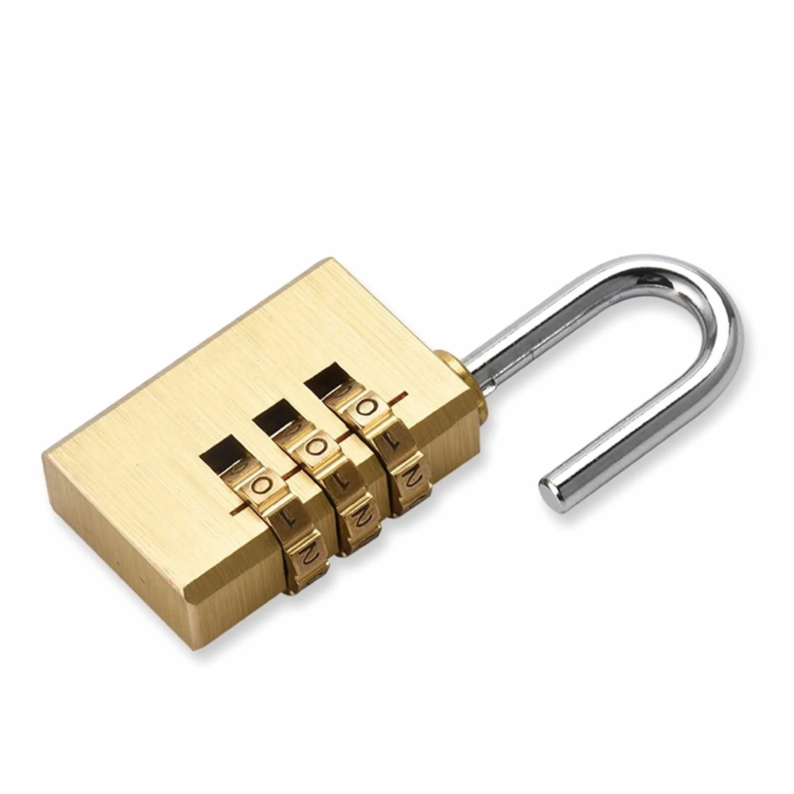 Lucchetto di sicurezza in ottone massiccio con codice di combinazione della password for armadietto digitale della palestra, serratura del cassetto della valigia, ferramenta 1 pz(AS-4-67)