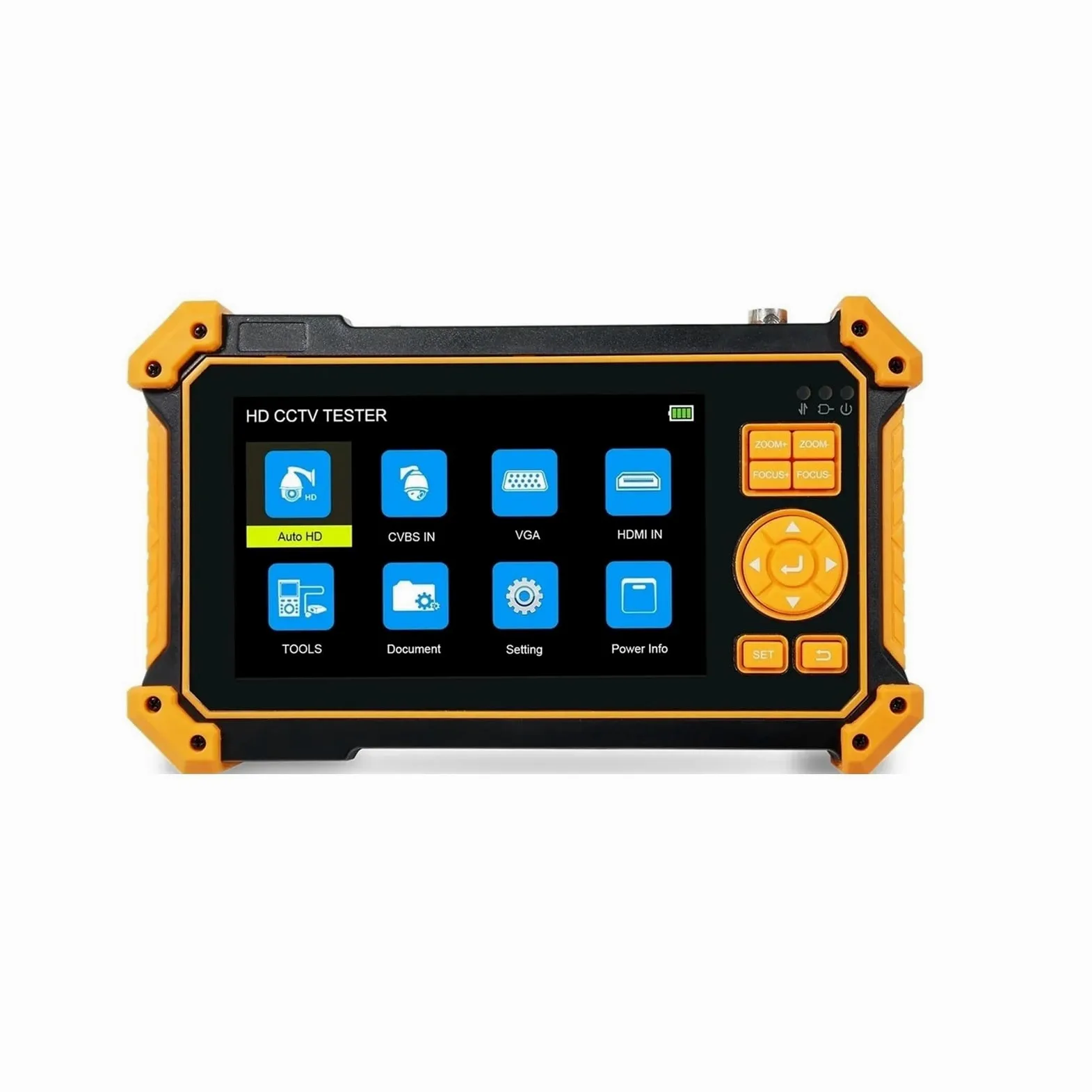 tester di rete, HD3100 Tester For Telecamera CCTV Da 5 Pollici 8MP AHD Monitor TVI CVI CVBS Portatile Supporto Telecamere PTZ UTP(HD3100N)
