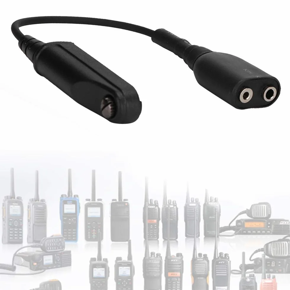 Tosuny Adattatore Cavo Audio walkie-Talkie K-Head 2Pin per BF-9700 A-58 UV-XR UV-5S GT-3WP UV-9R Plus, interfaccia K 2Pin Porta Cuffie UV-5R, Accessori