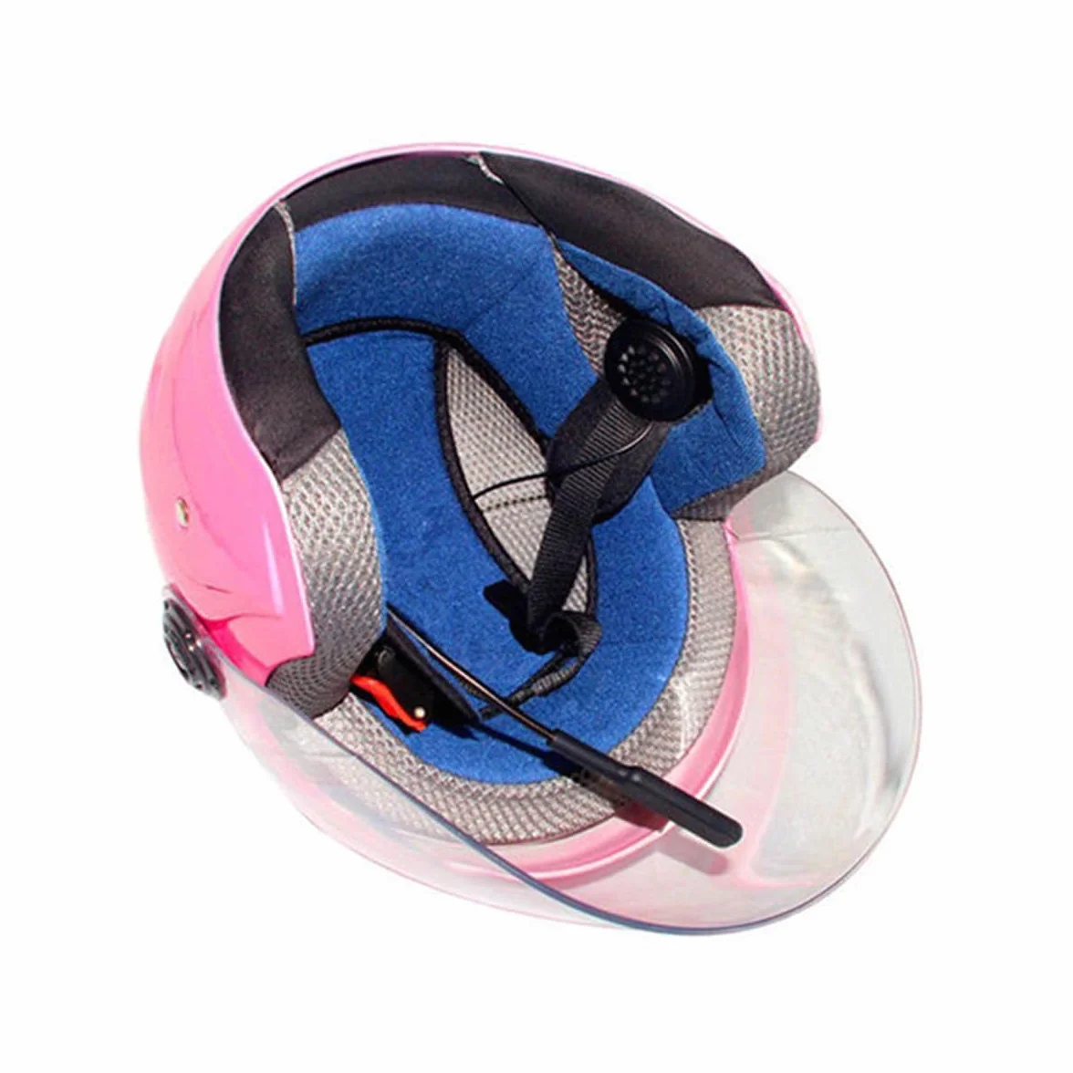 Alnicov Casco Moto Auricolare Bluetooth Casco Integrale Auricolare Wireless Integrato risponde automaticamente alla Navigazione delle chiamate