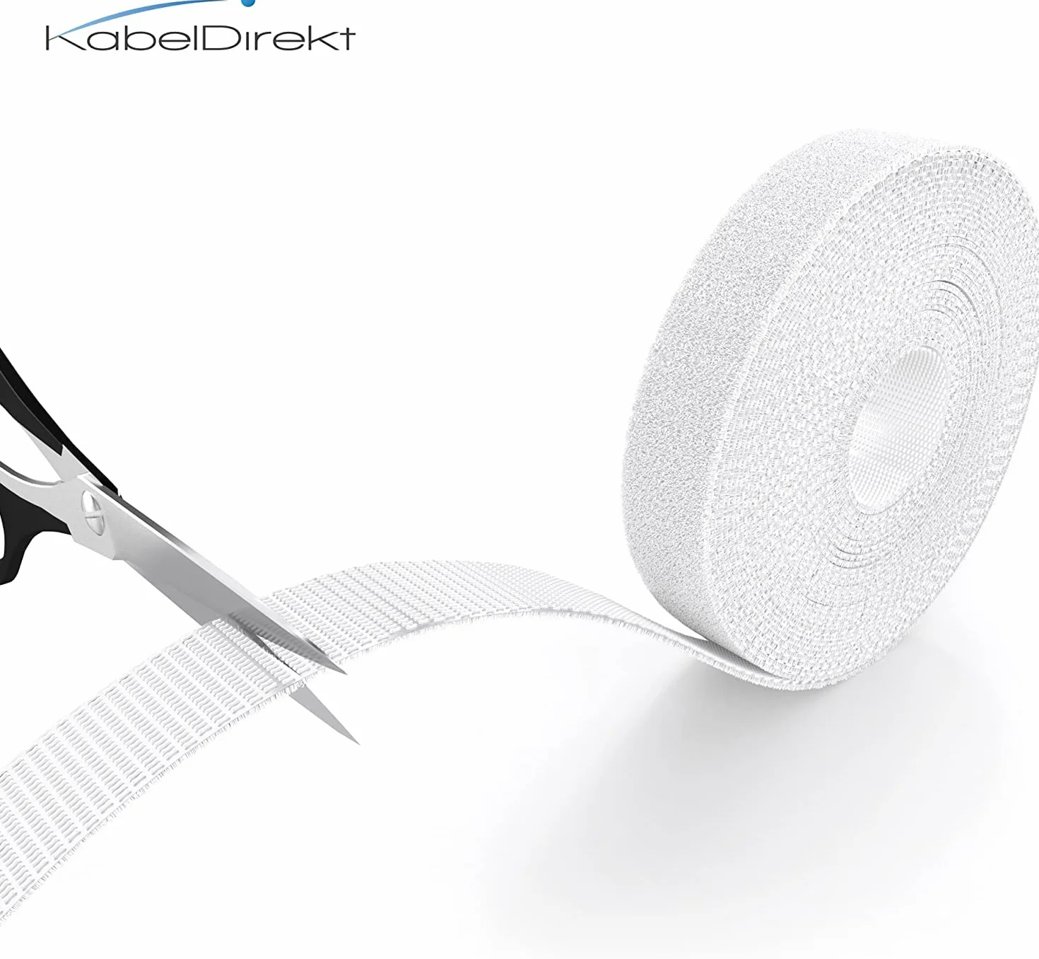 KabelDirekt 12,5 mm x 5m Fascette Fermacavo per Cavi con Micro Ganci