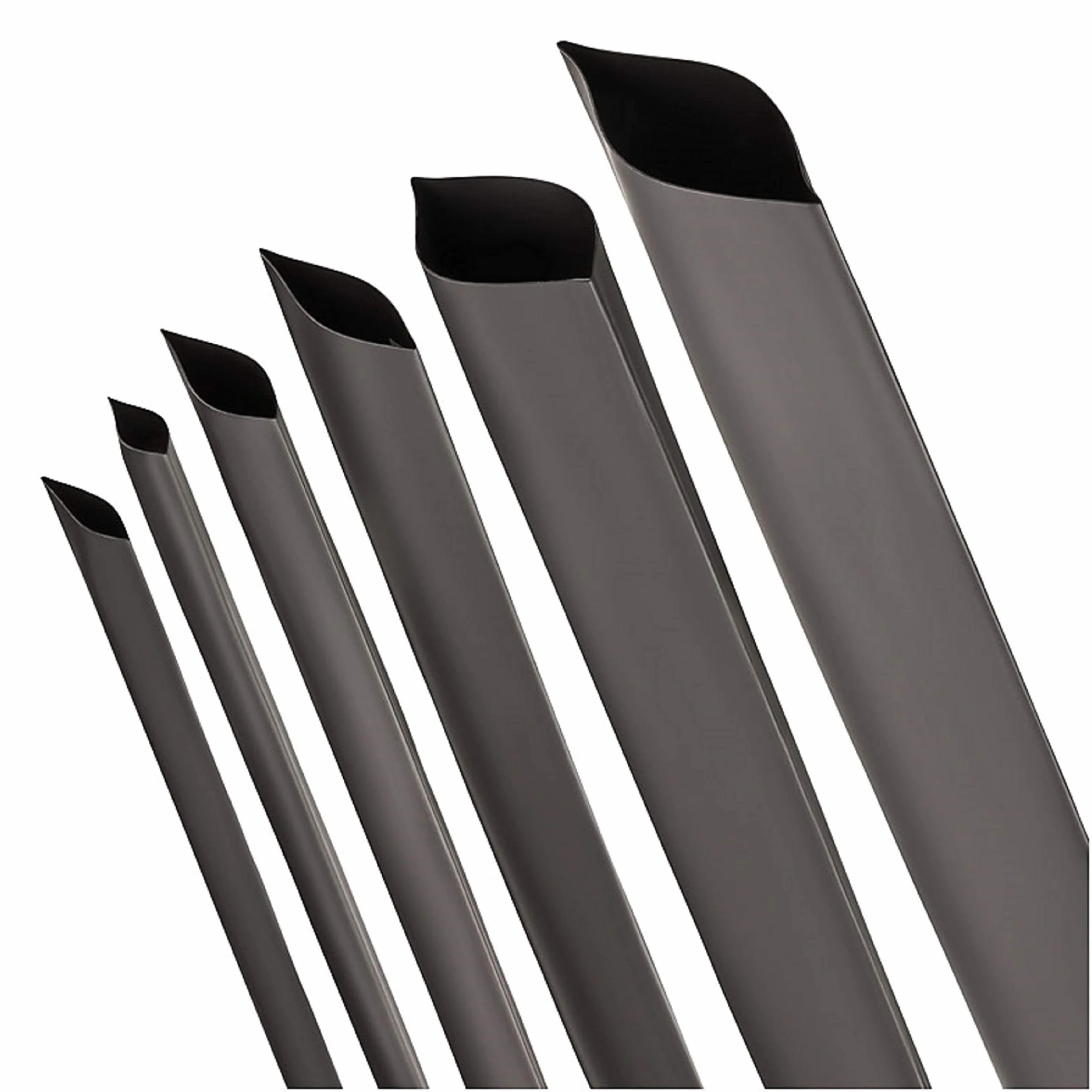 ISOLATECH Guaina Termorestringente Ø35mm x 3m 2:1 Nero Poliolefina Resistente UV Isolamento Cavi