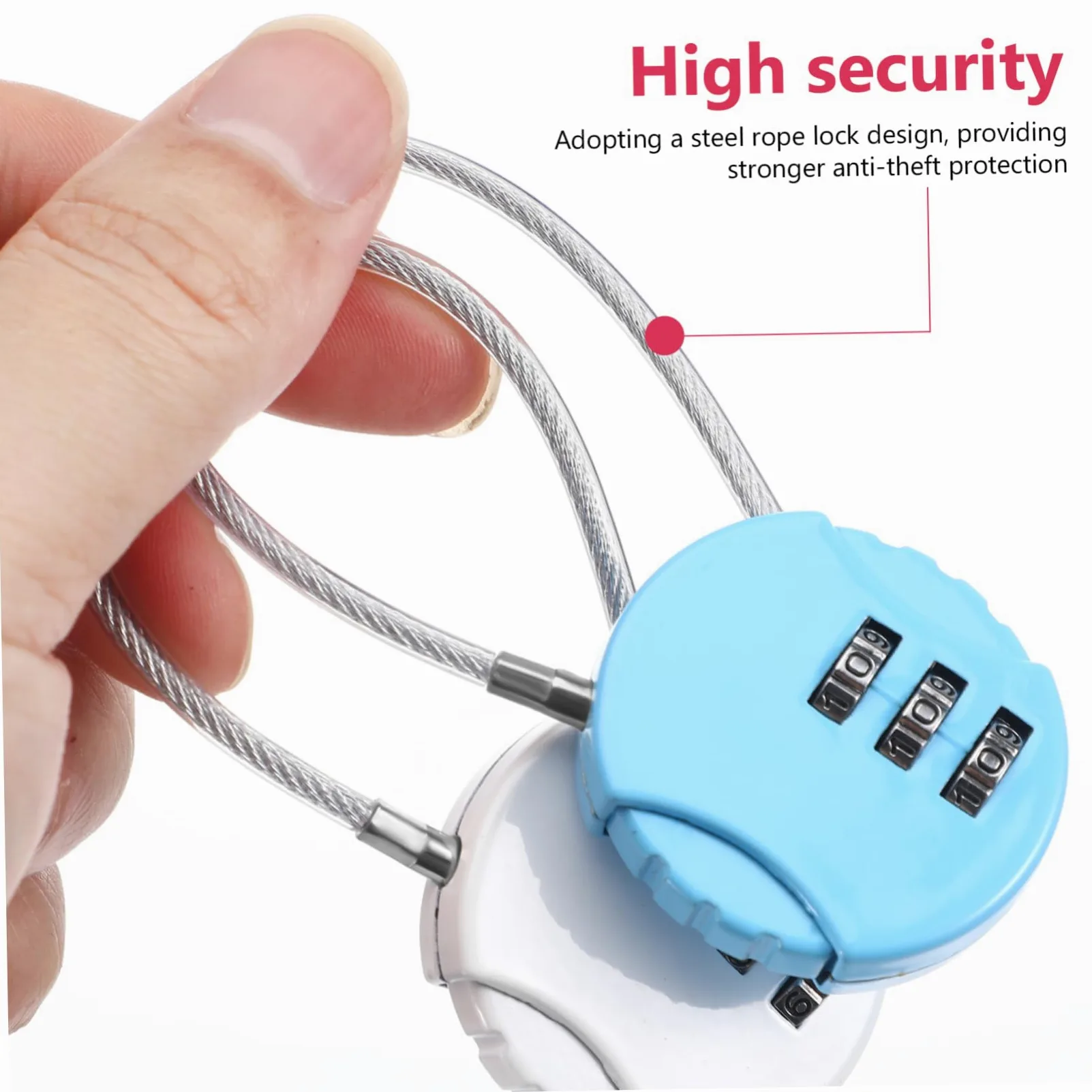 Angoily 5 Set Di Lucchetti Codificati Per Valigie E Armadietti Lucchetti Con Password Con Cinturino in Metallo Versatili Per Viaggi E Stoccaggio 10 Pezzi * 5
