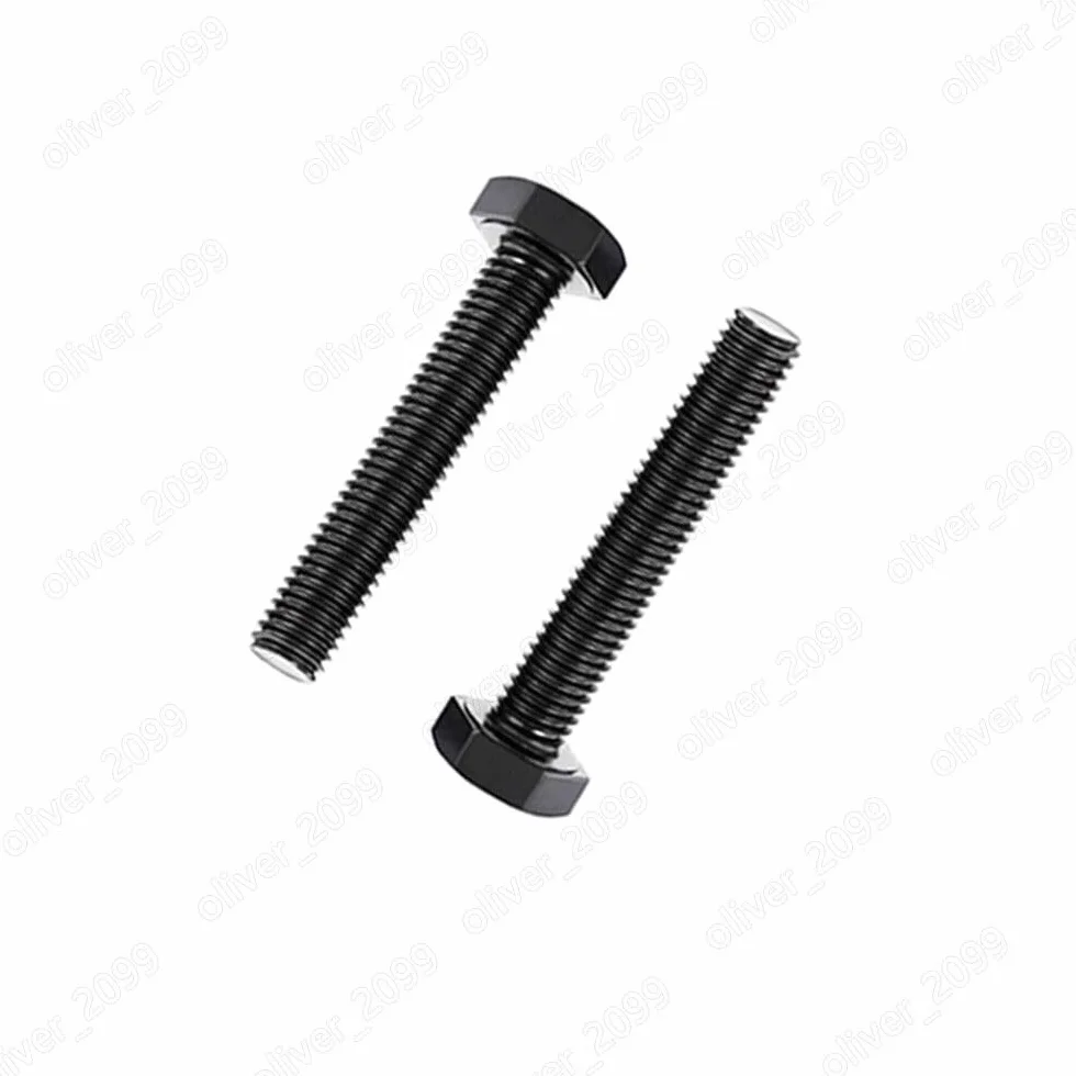 Bulloni a testa esagonale M11 acciaio nero 8.8 passo 1,25 1,75 100mm