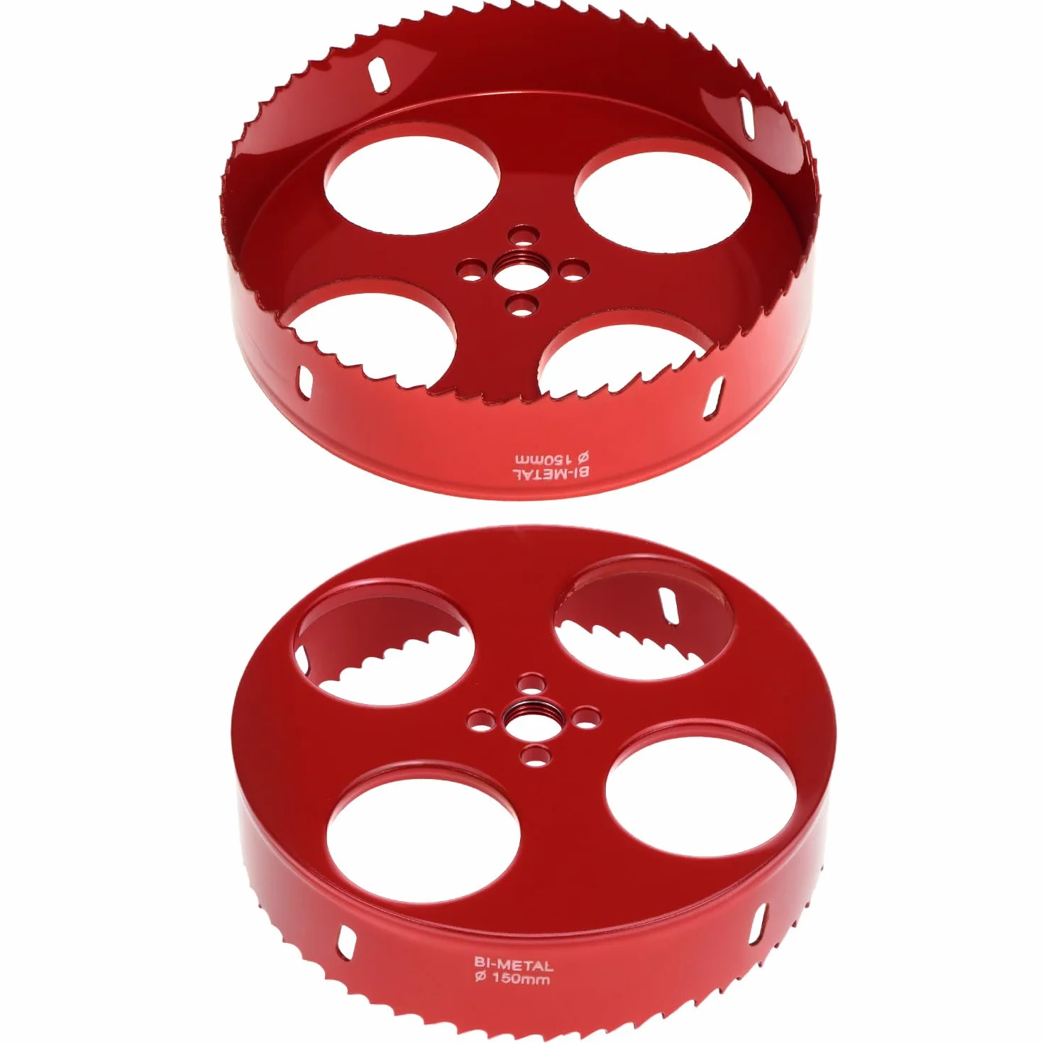 QWORK® Sega a tazza bimetallica 150mm M42 con adattatore esagonale