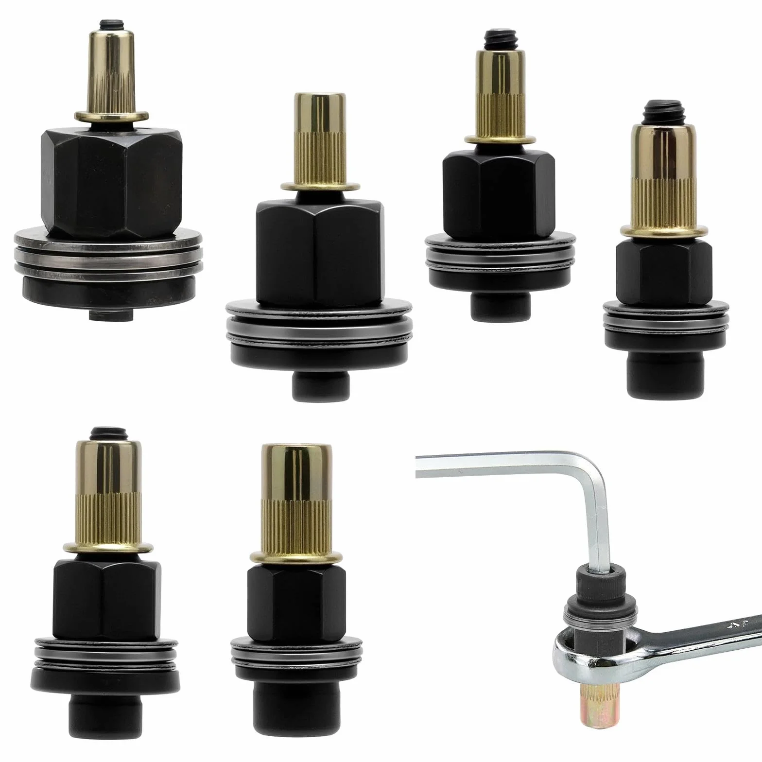 Set di 6 rivetti per dadi intercambiabili M3-M10, rivettatrice manuale