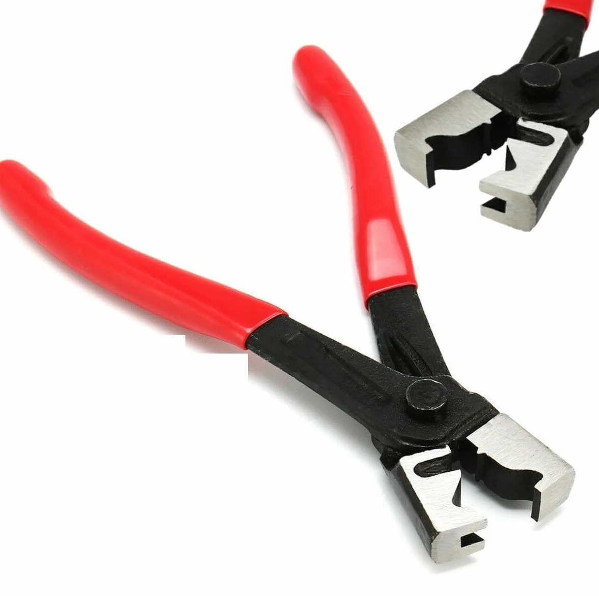 Pinza per Fascette Stringitubo Clic-R 17 cm Professionale in Acciaio Impugnatura Antiscivolo