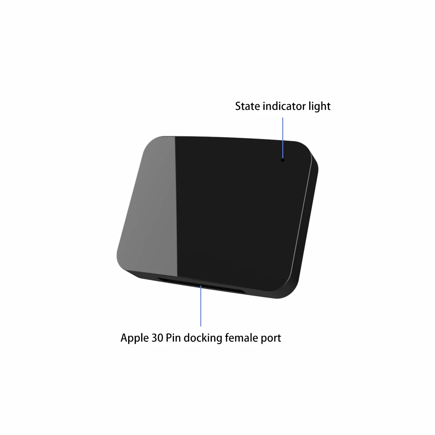 Bluetooth 5.0 A2DP Audio Musica Adattatore Stereo Ricevitore per Bose Sounddock iPhone iPad iPod Dock Speaker 30Pin iPhone iPod Dock Speaker, non adatto per vecchi sounddock1