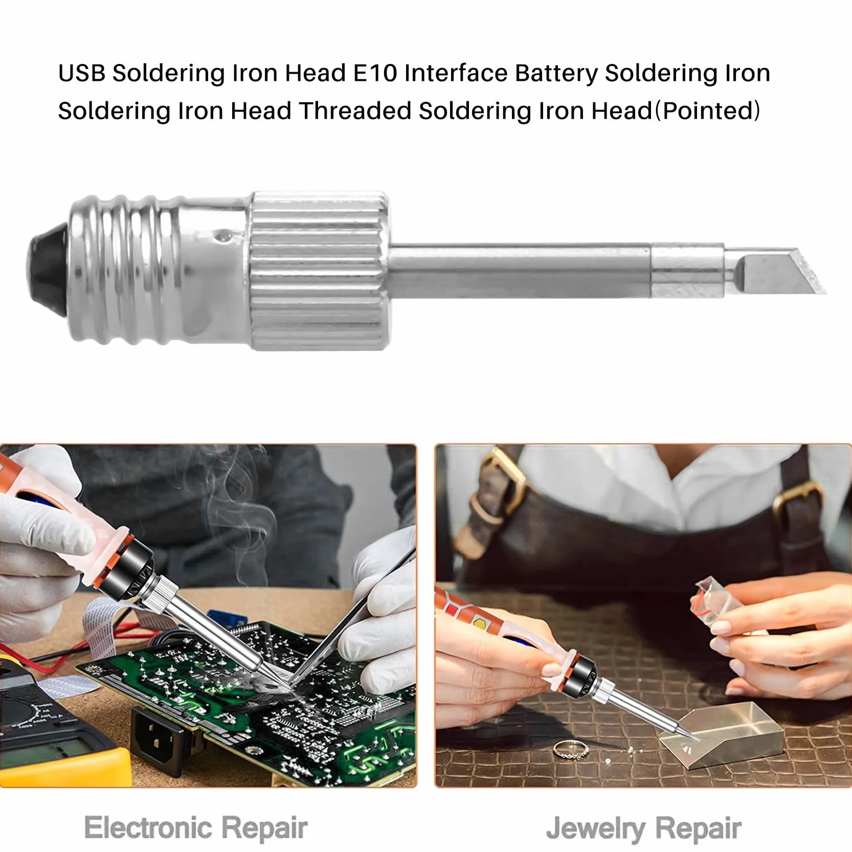 Jevina 3 punte saldatura USB con testa interfaccia E10