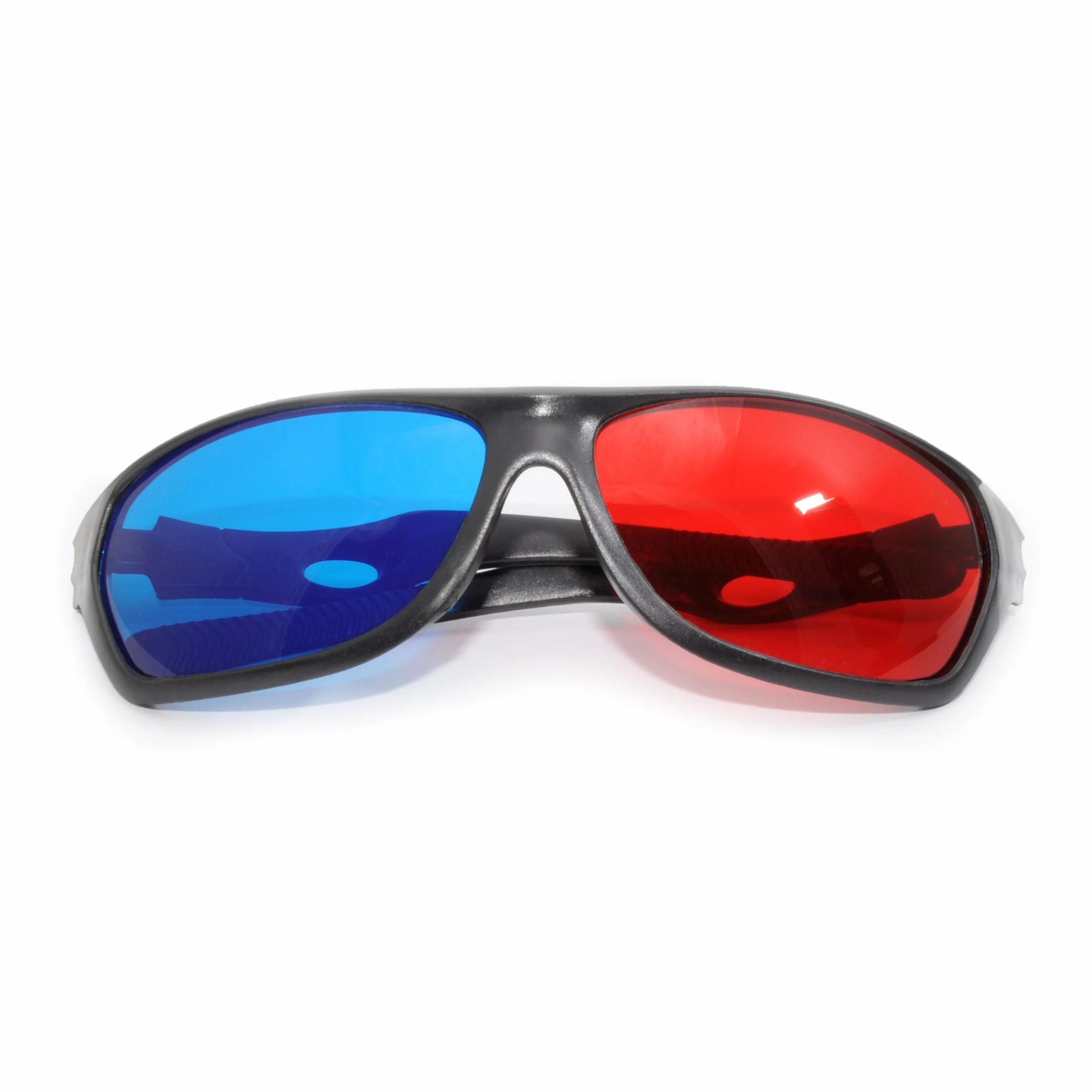 Ganzoo Occhiali 3D anaglifici con Lenti Rosso Ciano, Set da 2 per Film, Foto e Giochi PC, per Immagini anaglifo su schermi Standard e proiettore, Uso in Scuola e presentazioni, Senza Driver