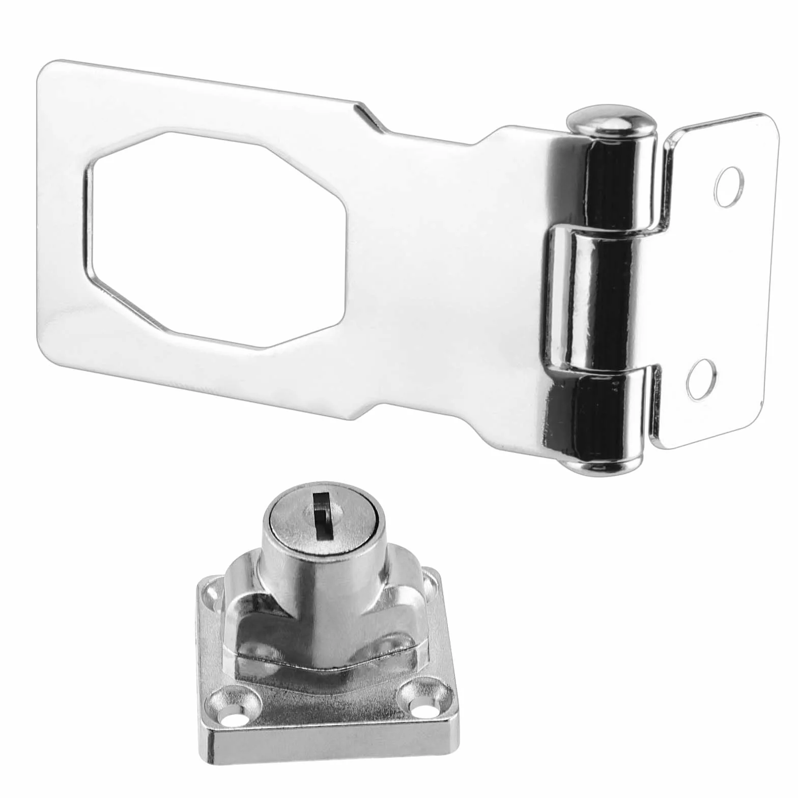 SINJEUN Lucchetti da 6,3 cm in metallo, confezione da 4, per porte e finestre