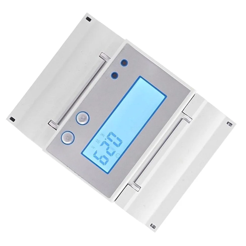 LCD Digitale Monofase Misuratore di Energia DC Amperometro RS485 Monitor di Potenza Bidirezionale 20A per Din Rail