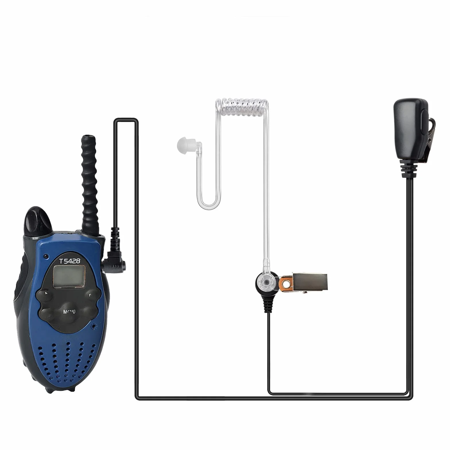 Auricolare Walkie Talkie da 2,5 mm compatibile con Motorola TLKR-T60 T61 T62 T80 T81 T82 T-92 H2O T80 Extreme T82 Extreme (2 pezzi)