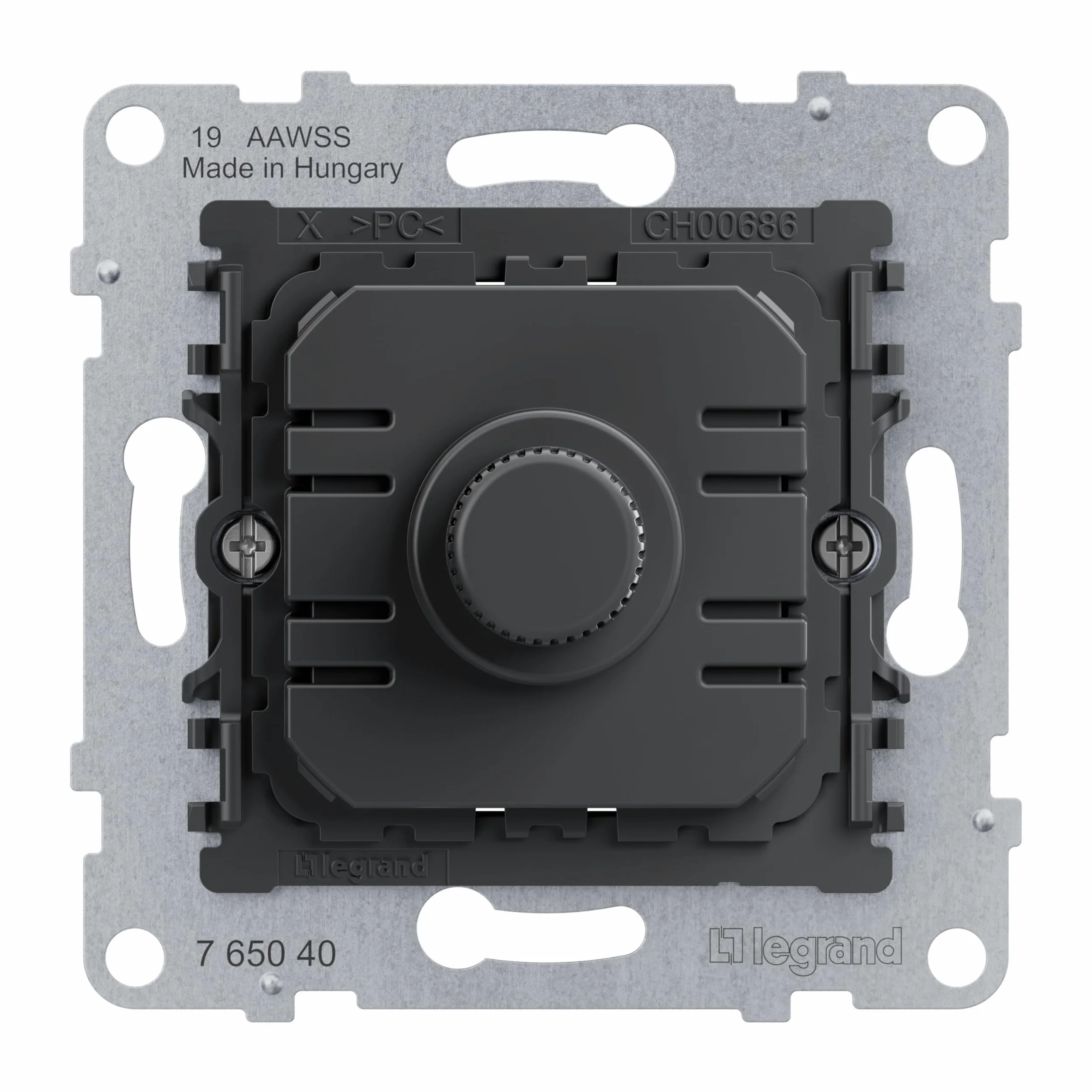 LEGRAND, SEANO 765040 - Dimmer rotativo universale, 300 W, senza conduttore neutro, sezione di fase/sezione, 5-300 W, con morsetti a vite, 2 conduttori