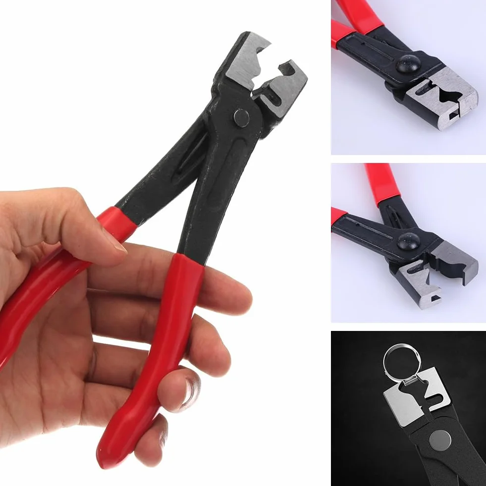 Pinza per Fascette Stringitubo Clic, Pinze Angolari per Collare, Universale Clic-R