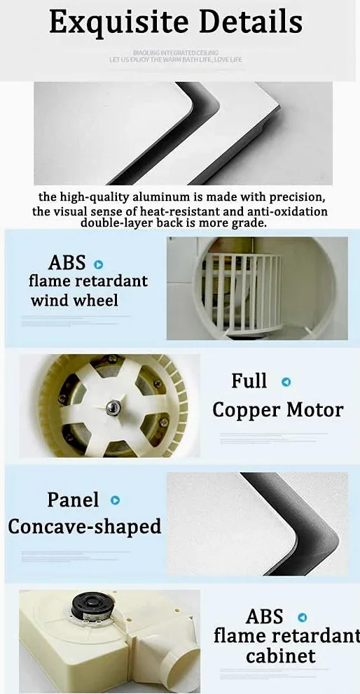 Ventola Estrazione Aria Industriale Extractor Ventilazione Ventola di Scarico del Bagno for ventilatori di estrattore Montato a soffitto Ventilatore for la Ventilazione della Ventilazione tranquilla,