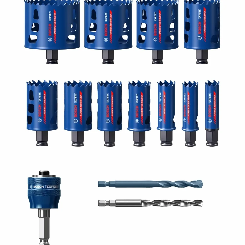 Bosch Professional Set di Seghe a Tazza Expert Tough Material Ø 20-76 mm 14 sztuk